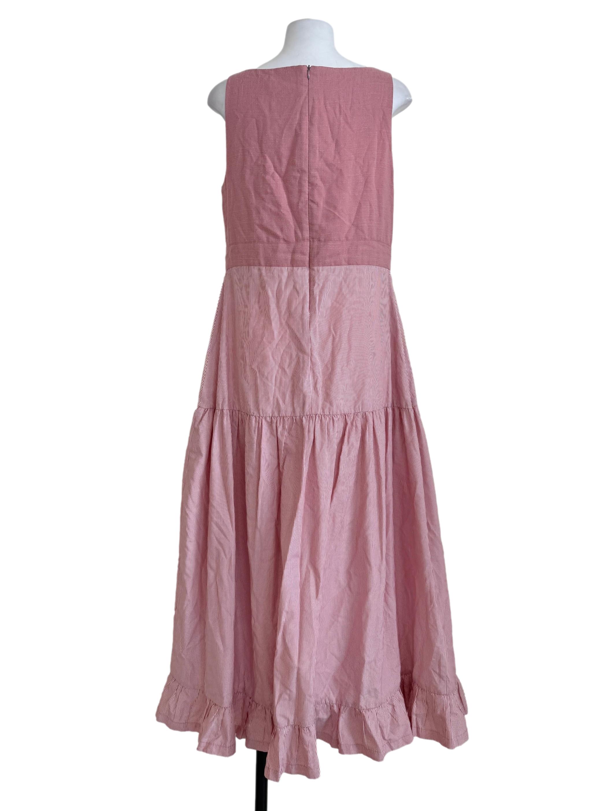Rouge Pink Drop Waist Dress