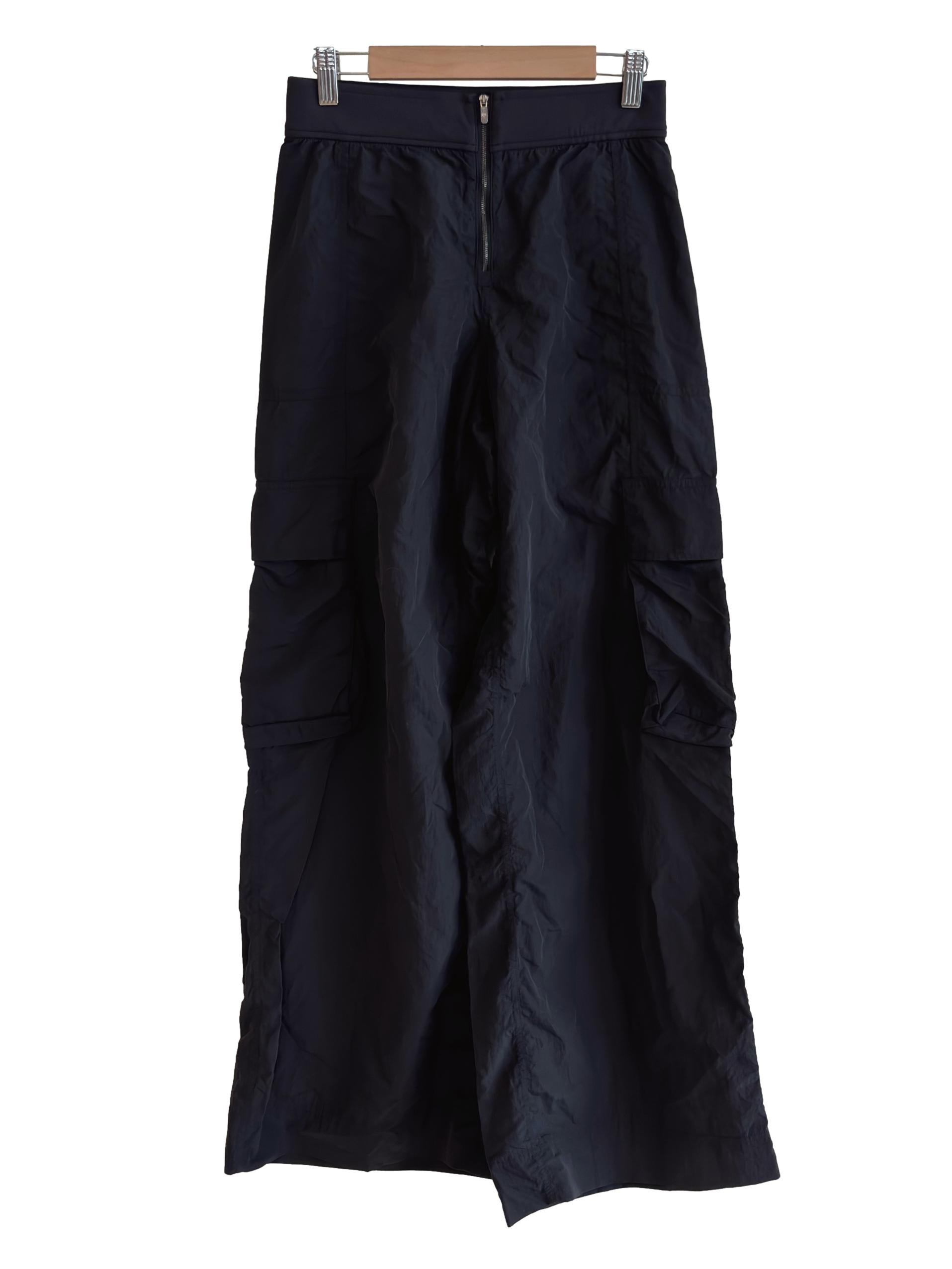 Black Cargo High Rise Pant