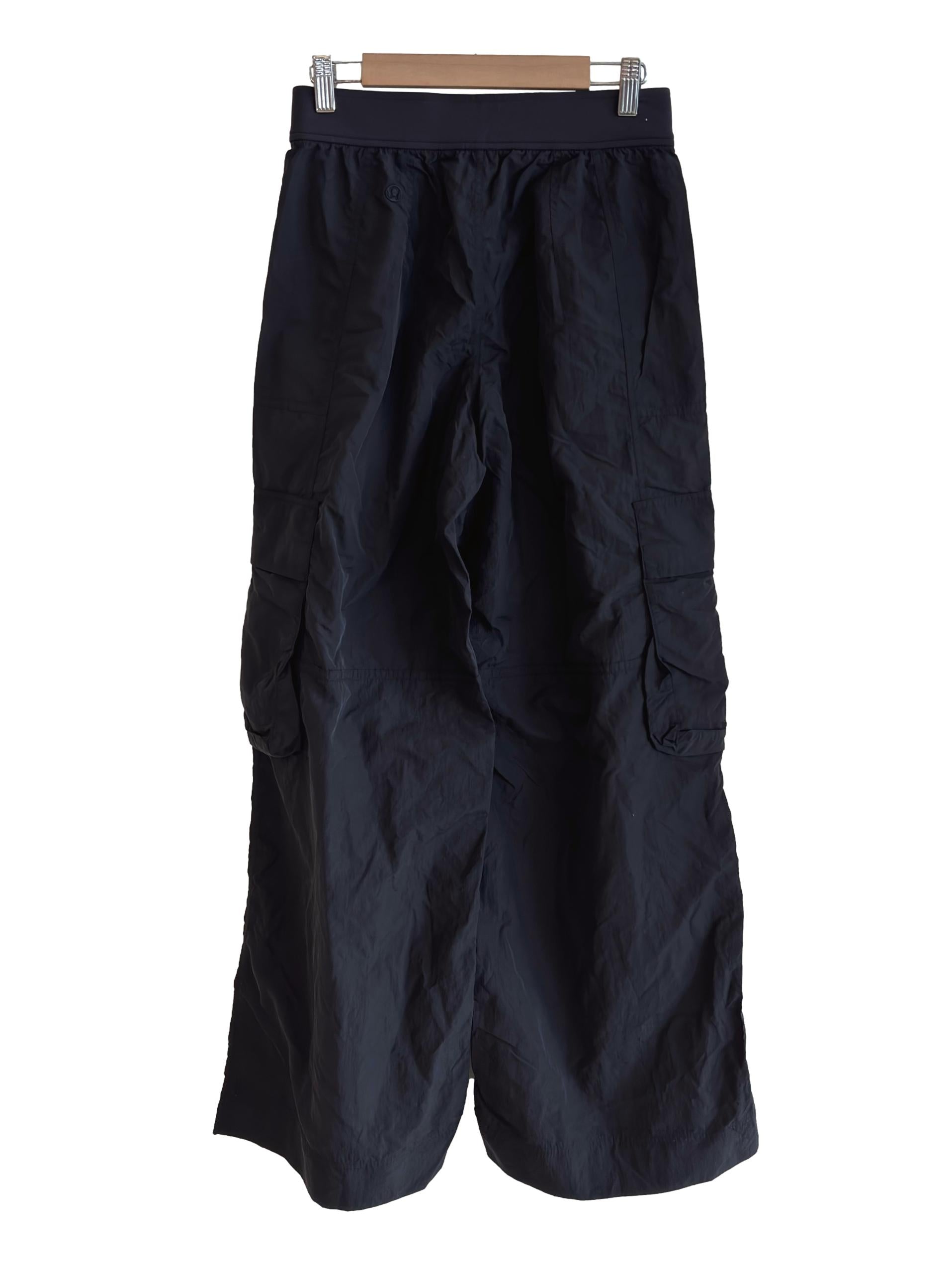 Black Cargo High Rise Pant