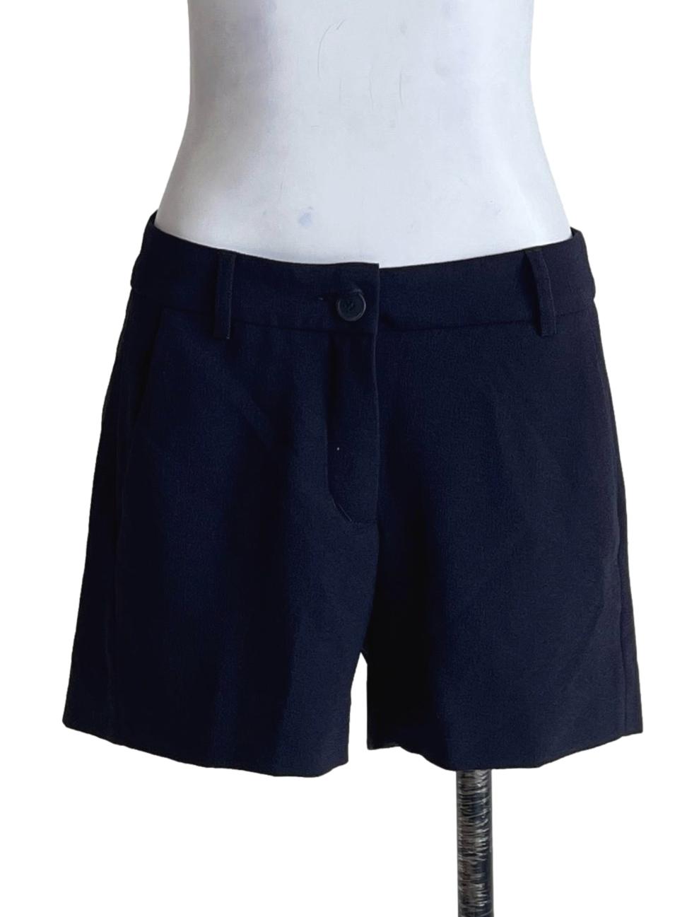 Dark Navy Blue Boyfriend Shorts