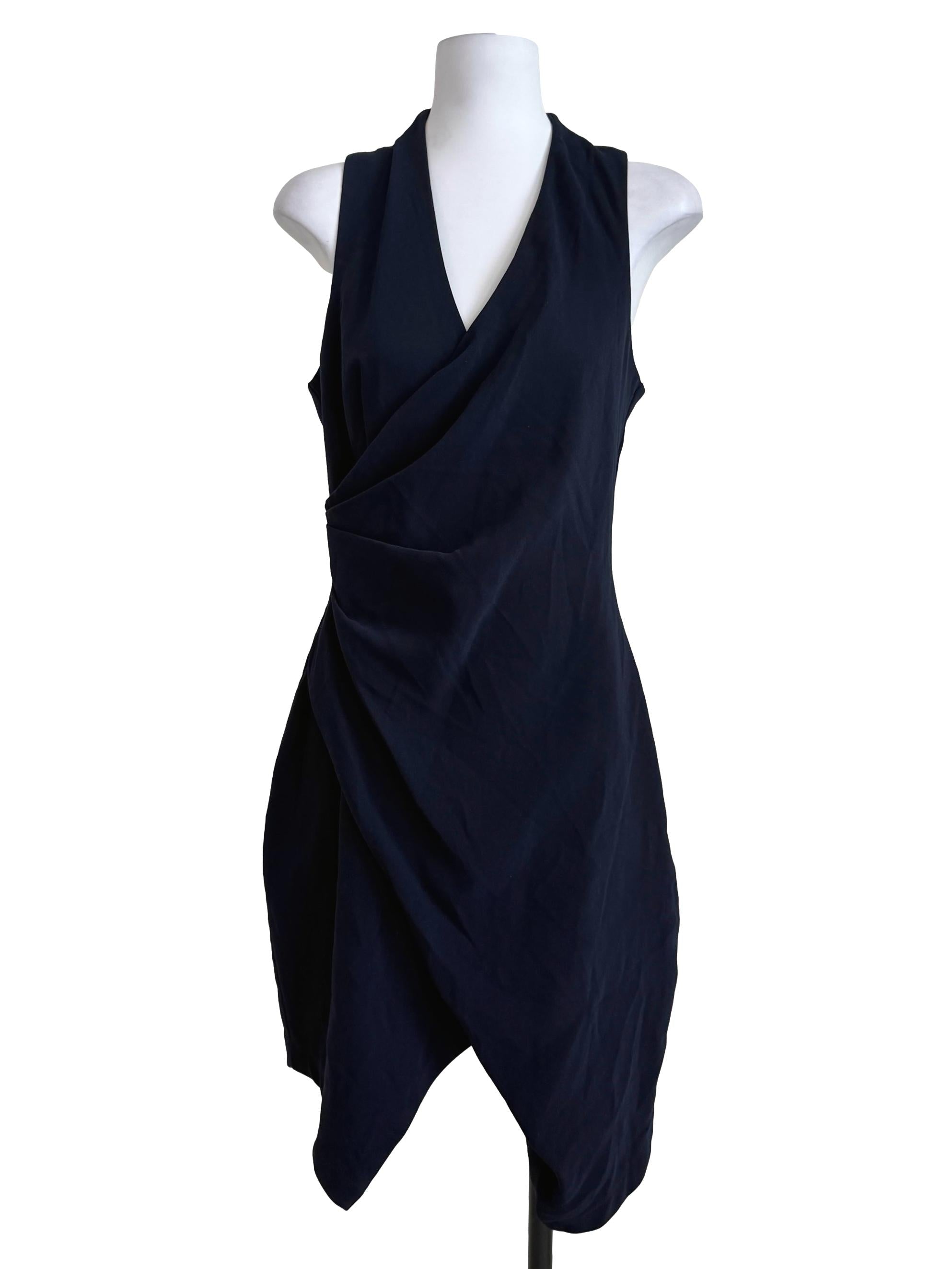 Navy Blue Sheath Dress