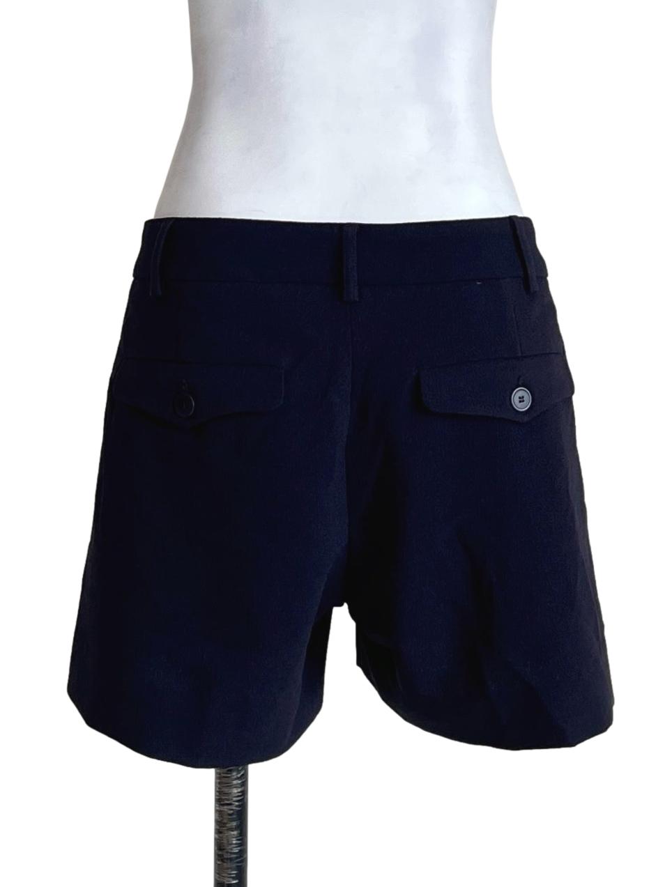 Dark Navy Blue Boyfriend Shorts