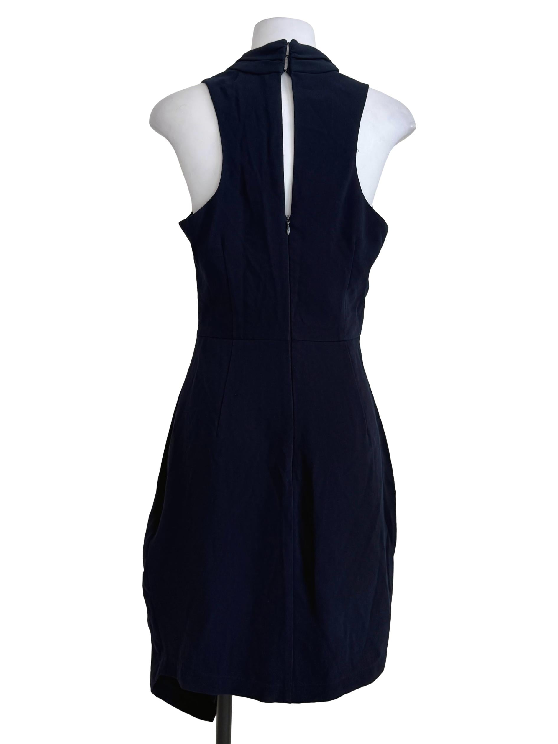 Navy Blue Sheath Dress