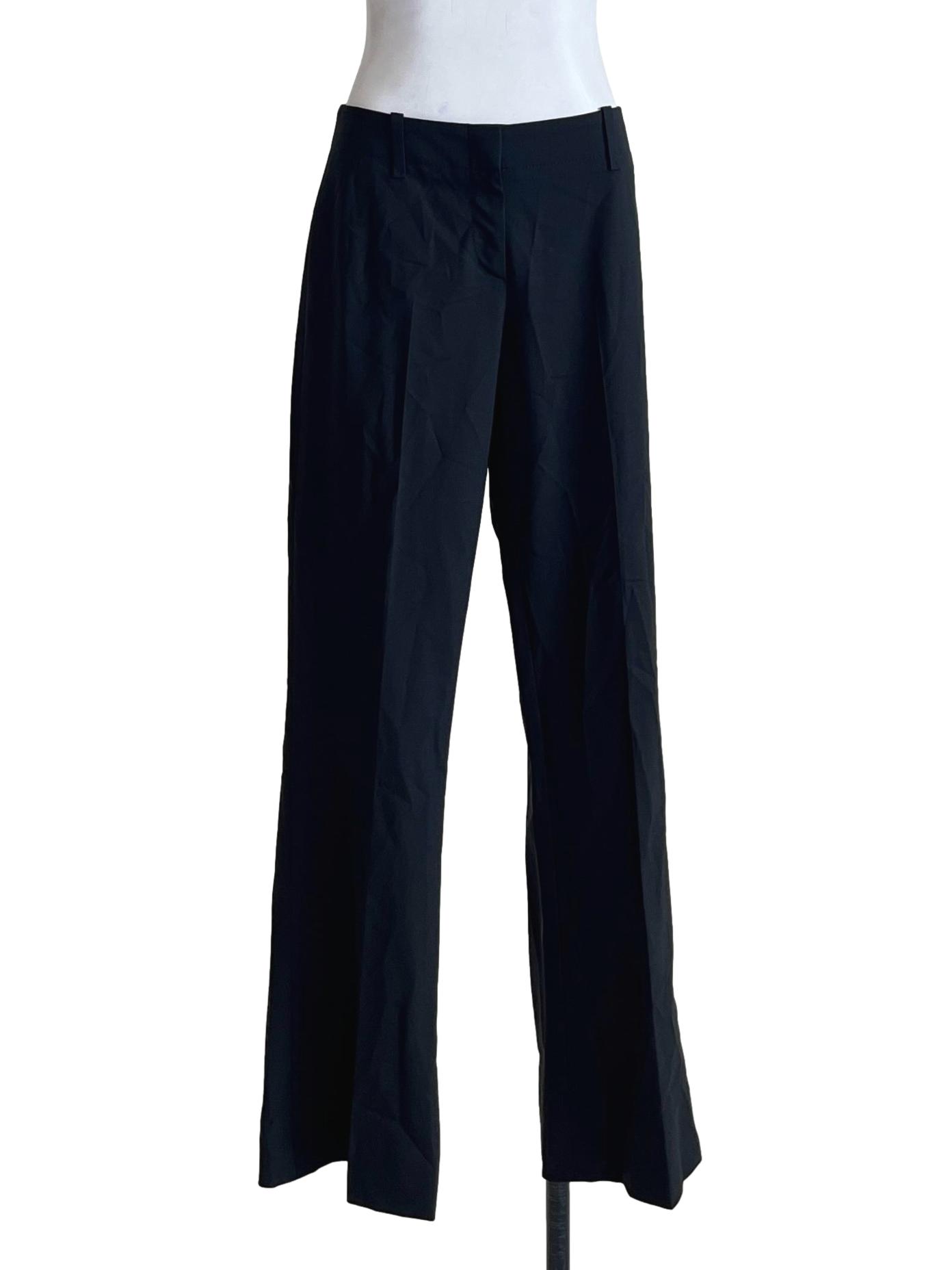 Jade Black Flare Pants