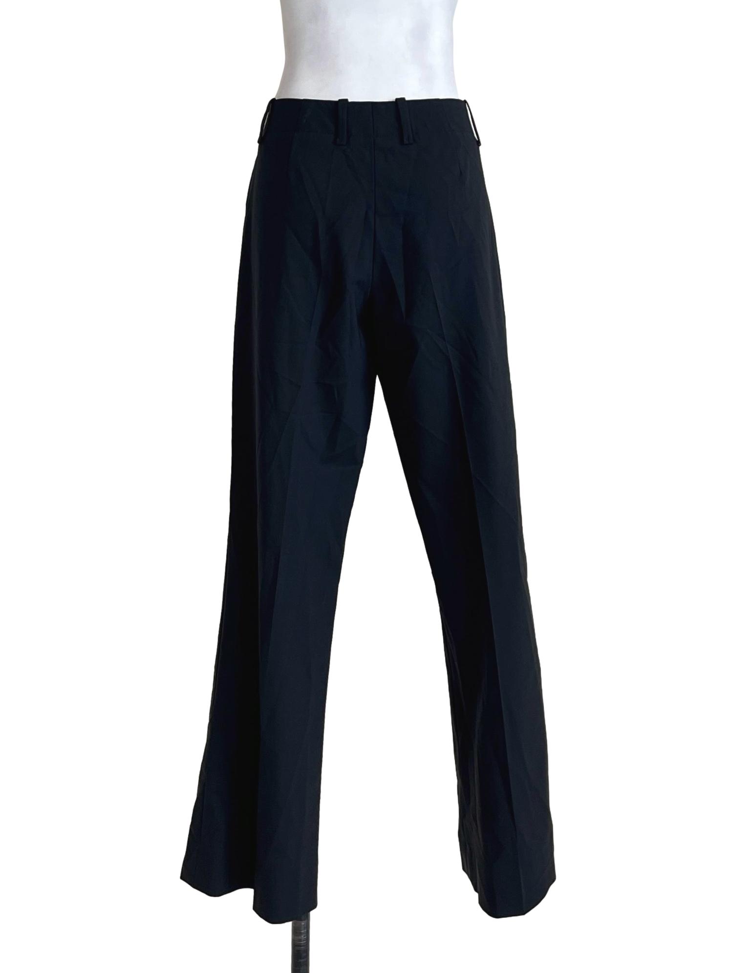 Jade Black Flare Pants