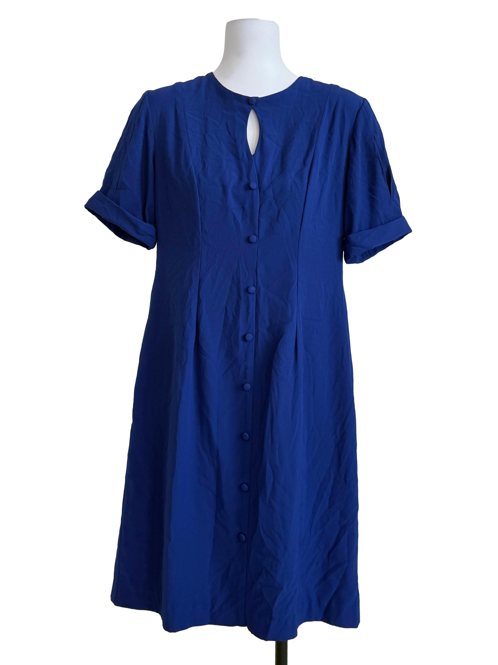 Admiral Blue Shirt Dress