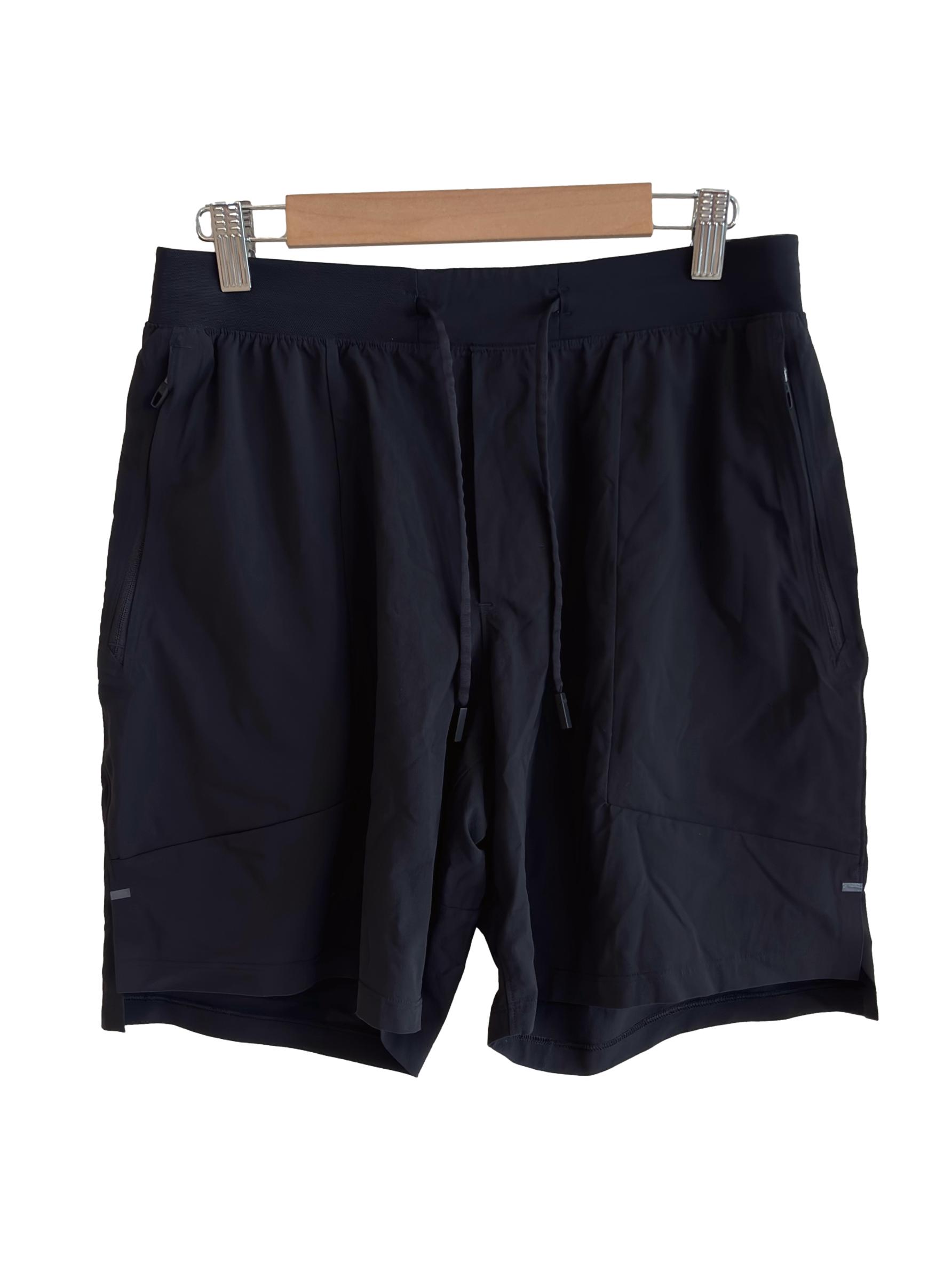 Black Unlined Casual Short