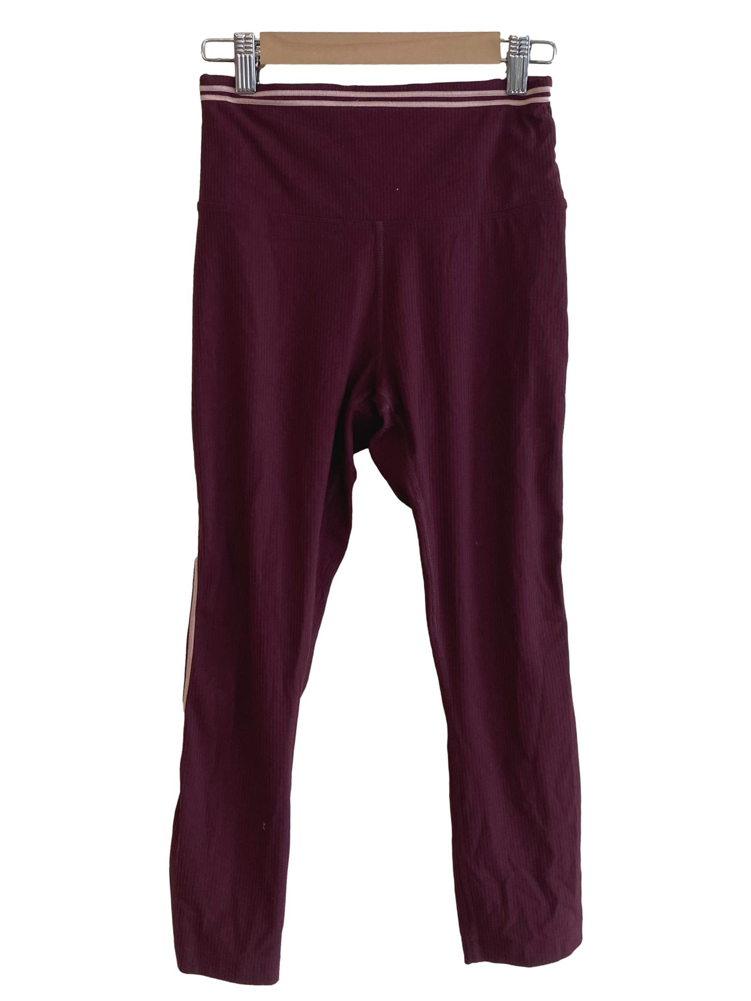 Plum Red Second Nature 7/8 Leggings