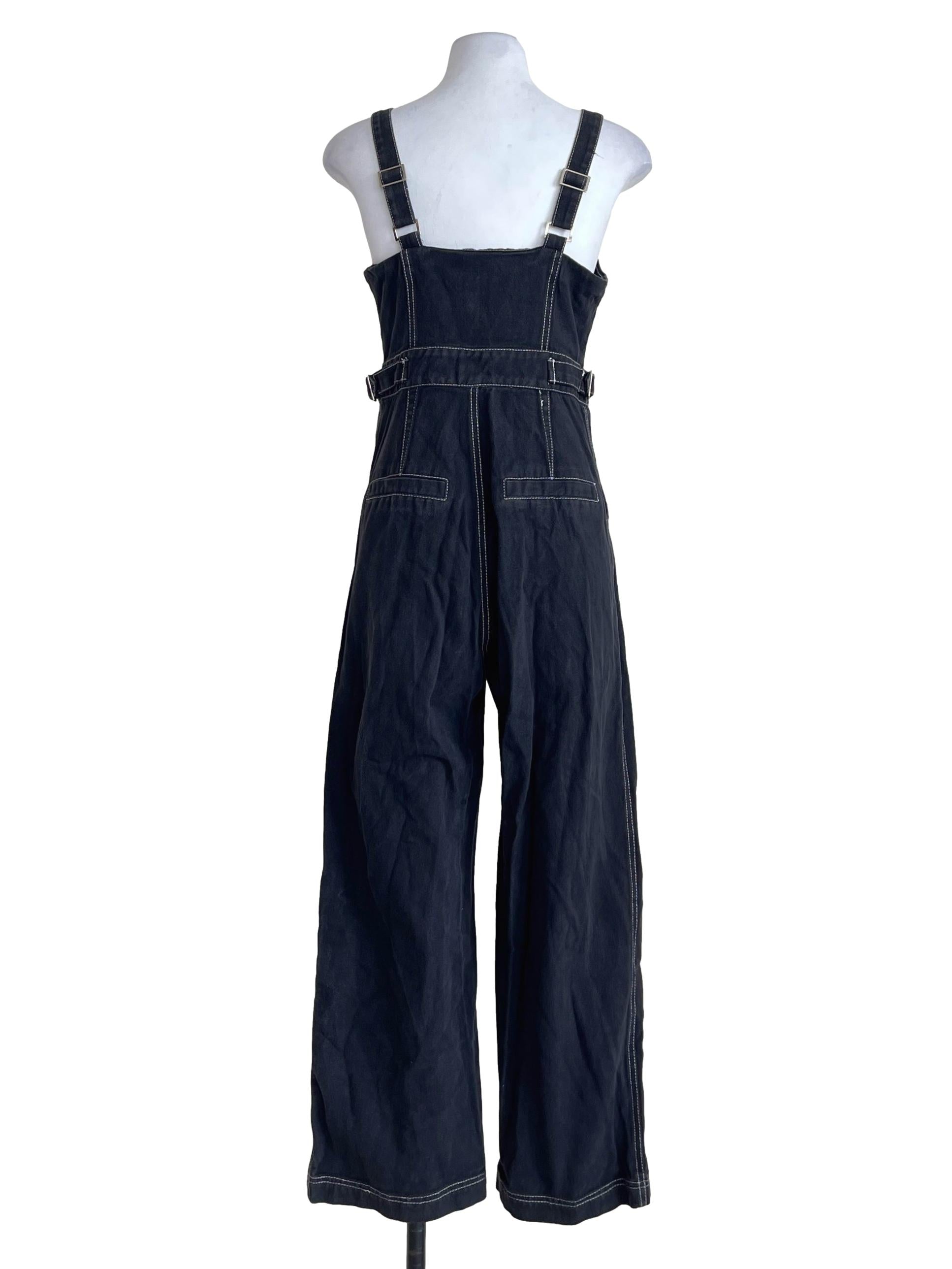 Grease Black Sweetheart Carpenter Jumpsuit
