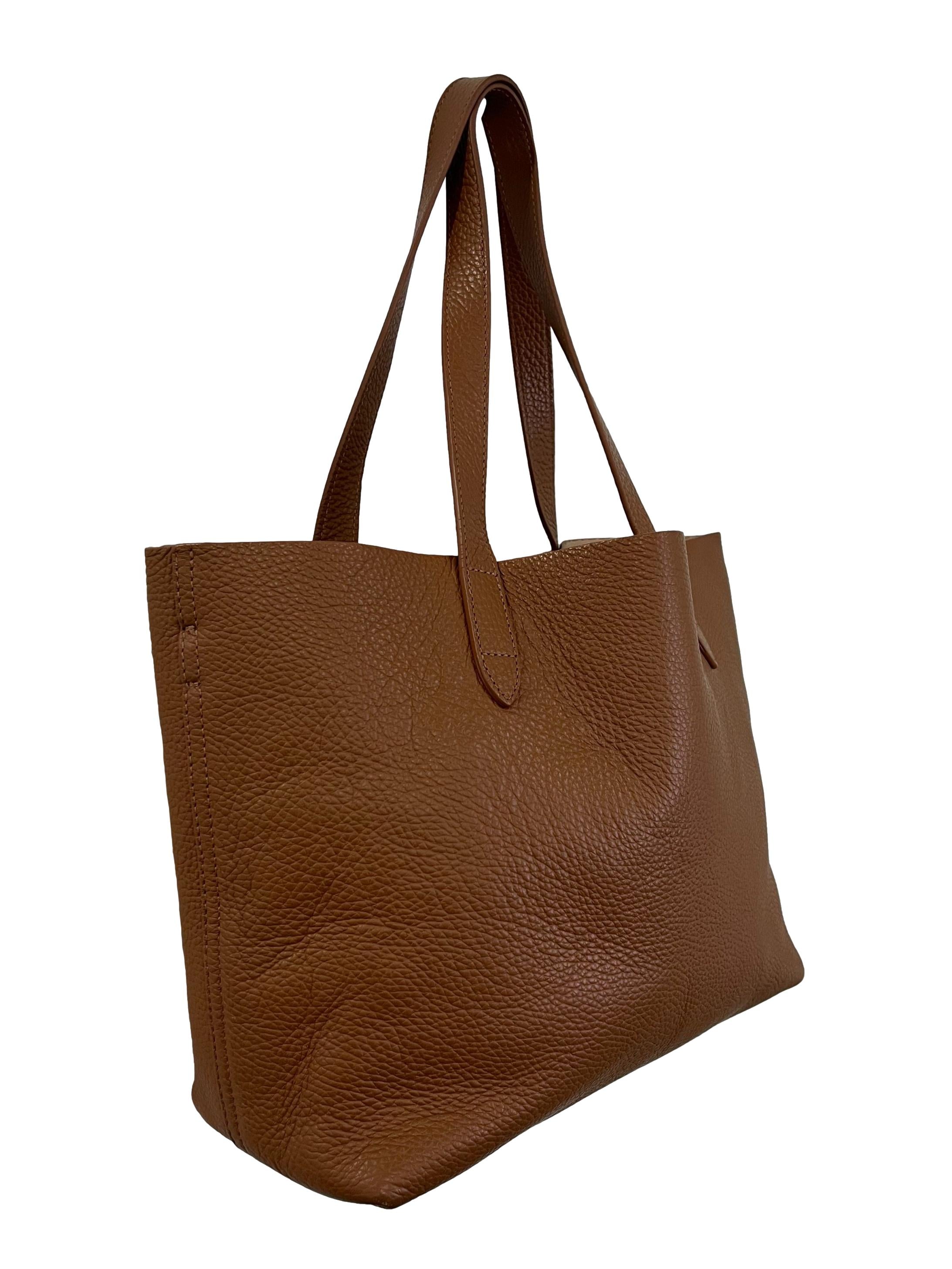 Classic Structured Tote Brown