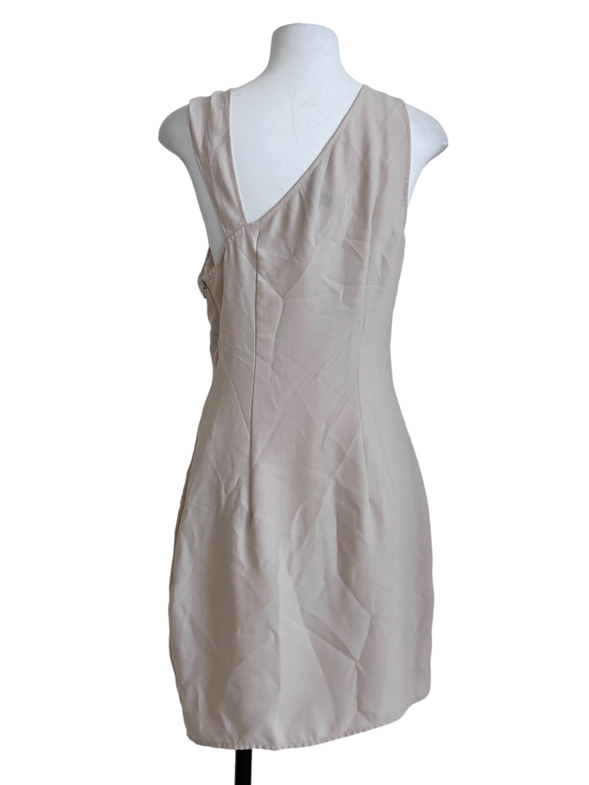 Parchment Beige Sheath Dress