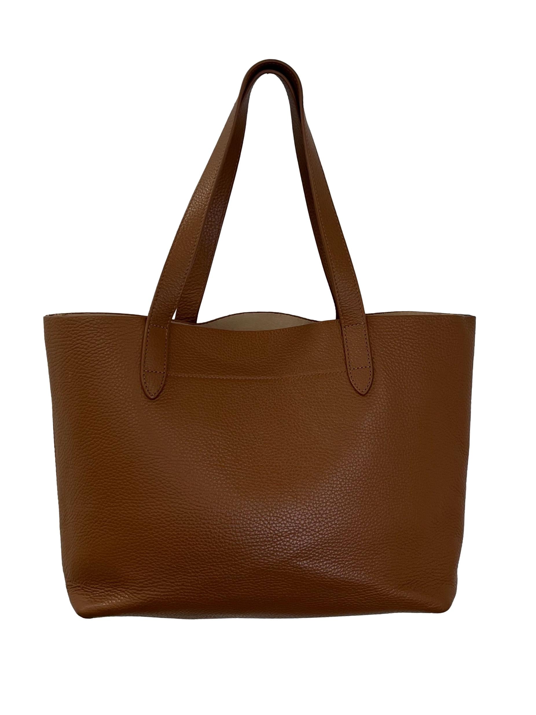 Classic Structured Tote Brown