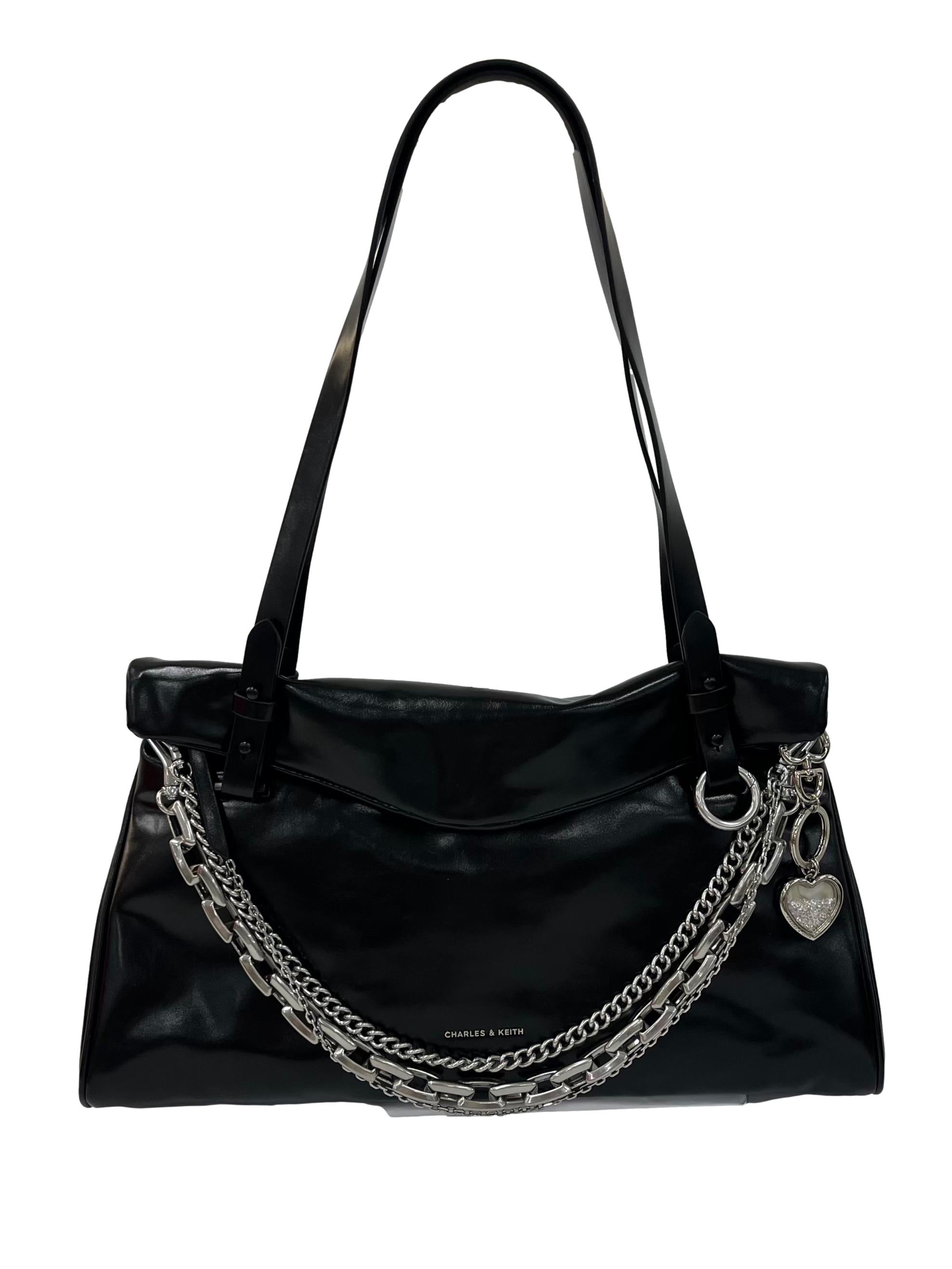 Andromeda Chunk-Chain Trapeze Tote Bag