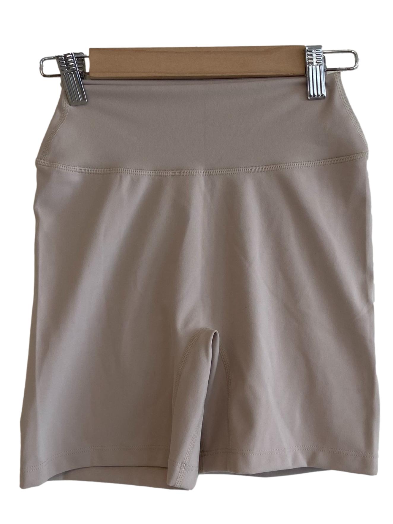 Brown Beige Bike Shorts