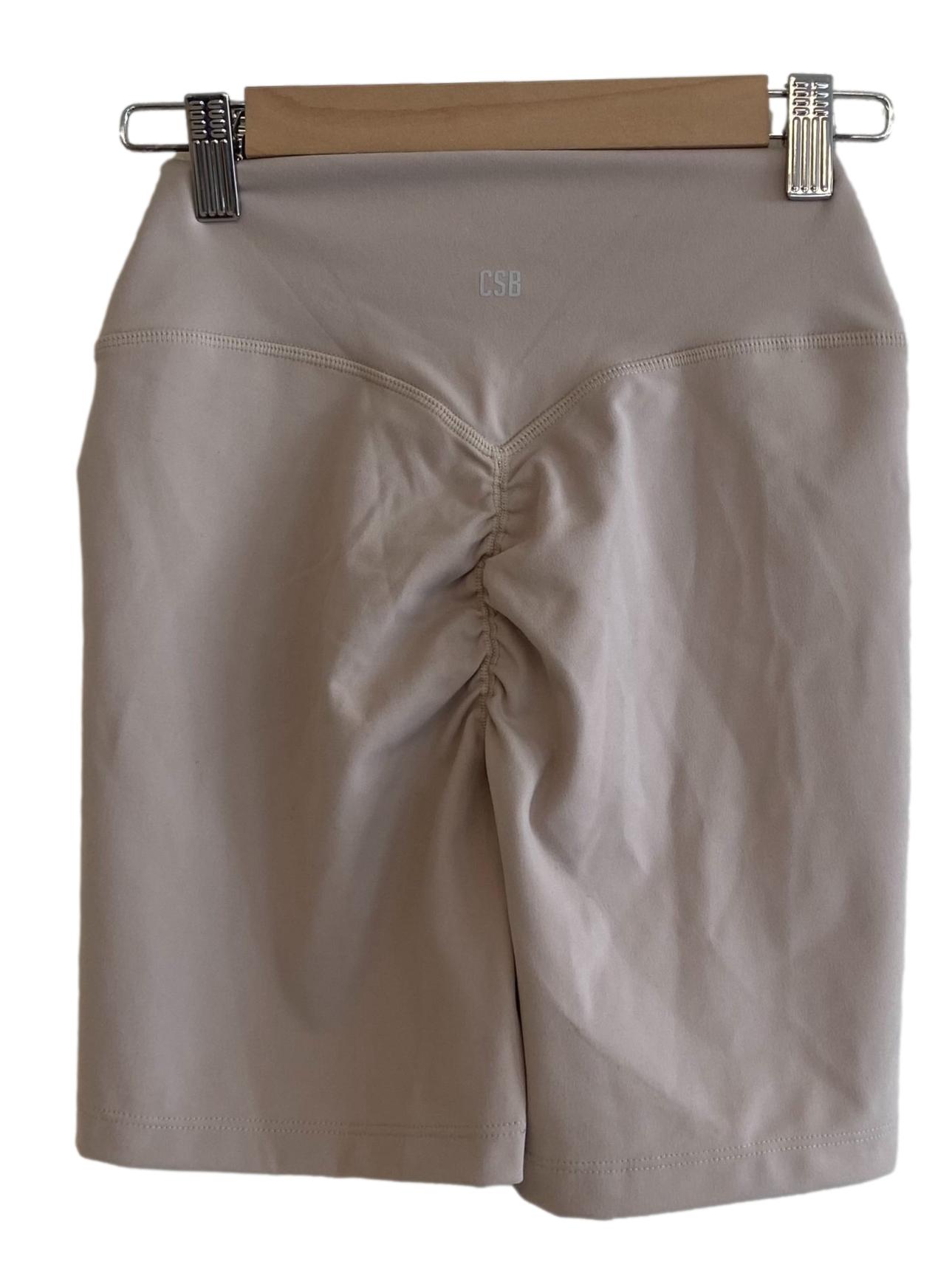 Brown Beige Bike Shorts