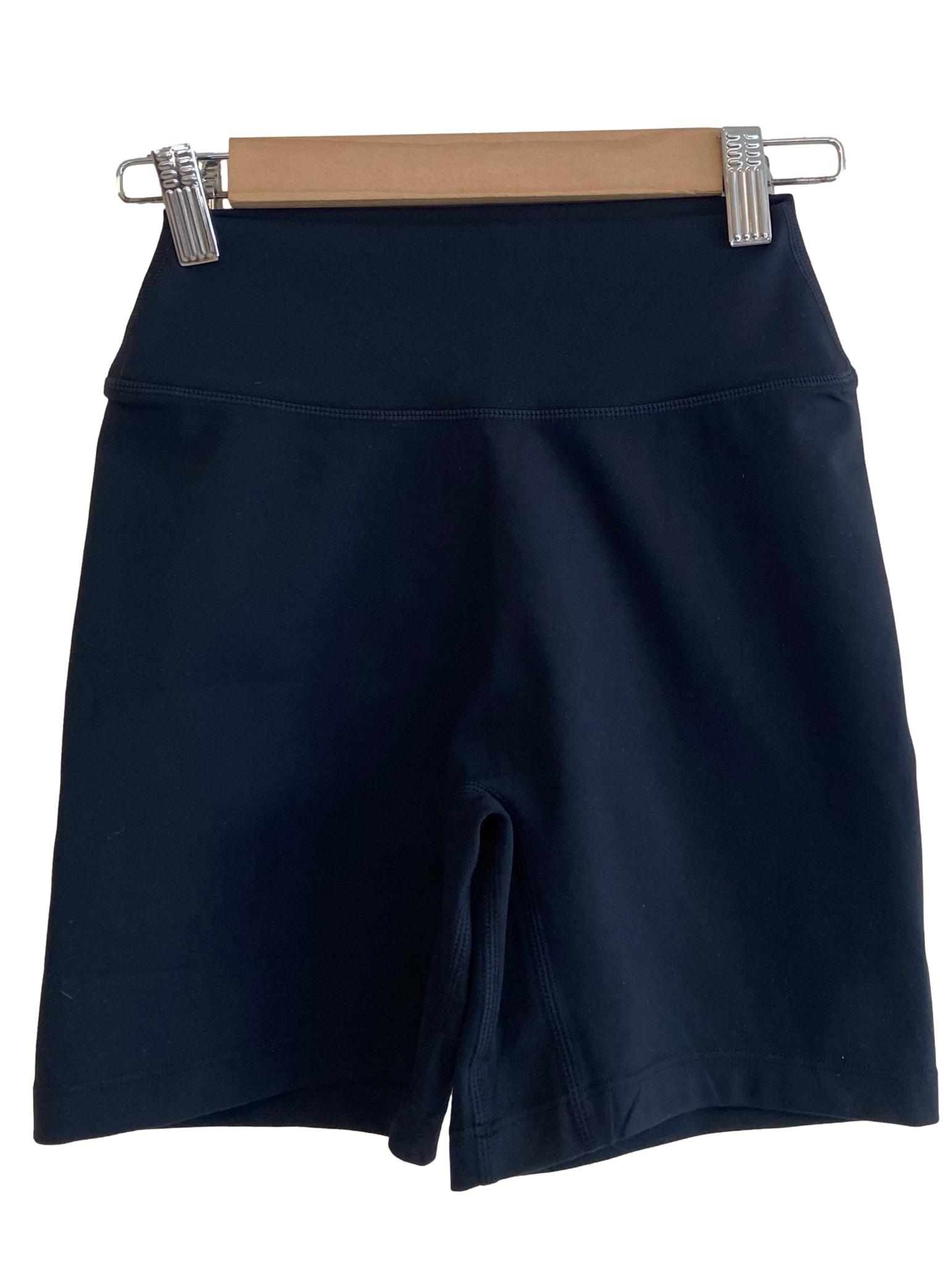 Black Highwaist Bike Shorts
