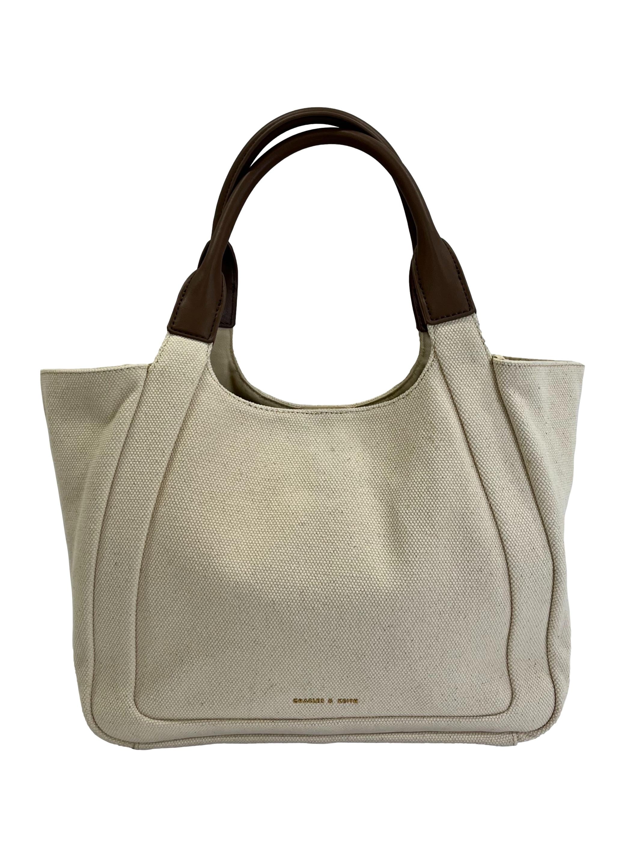 Nova Two-Tone Large Canvas Tote Bag