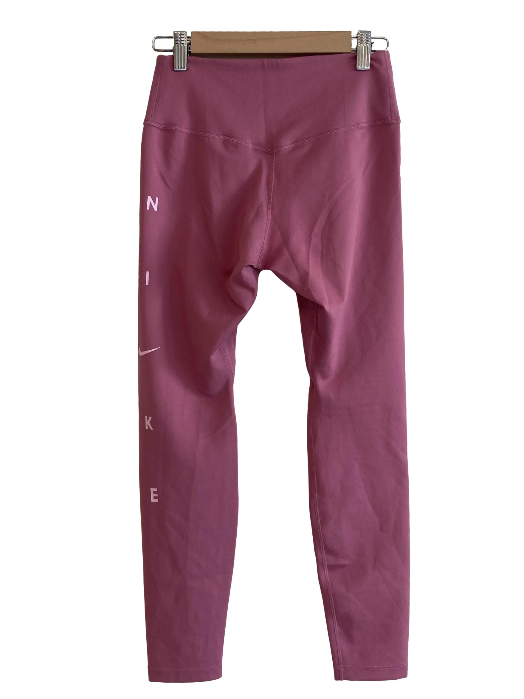 Punch Pink Side Logo Tights