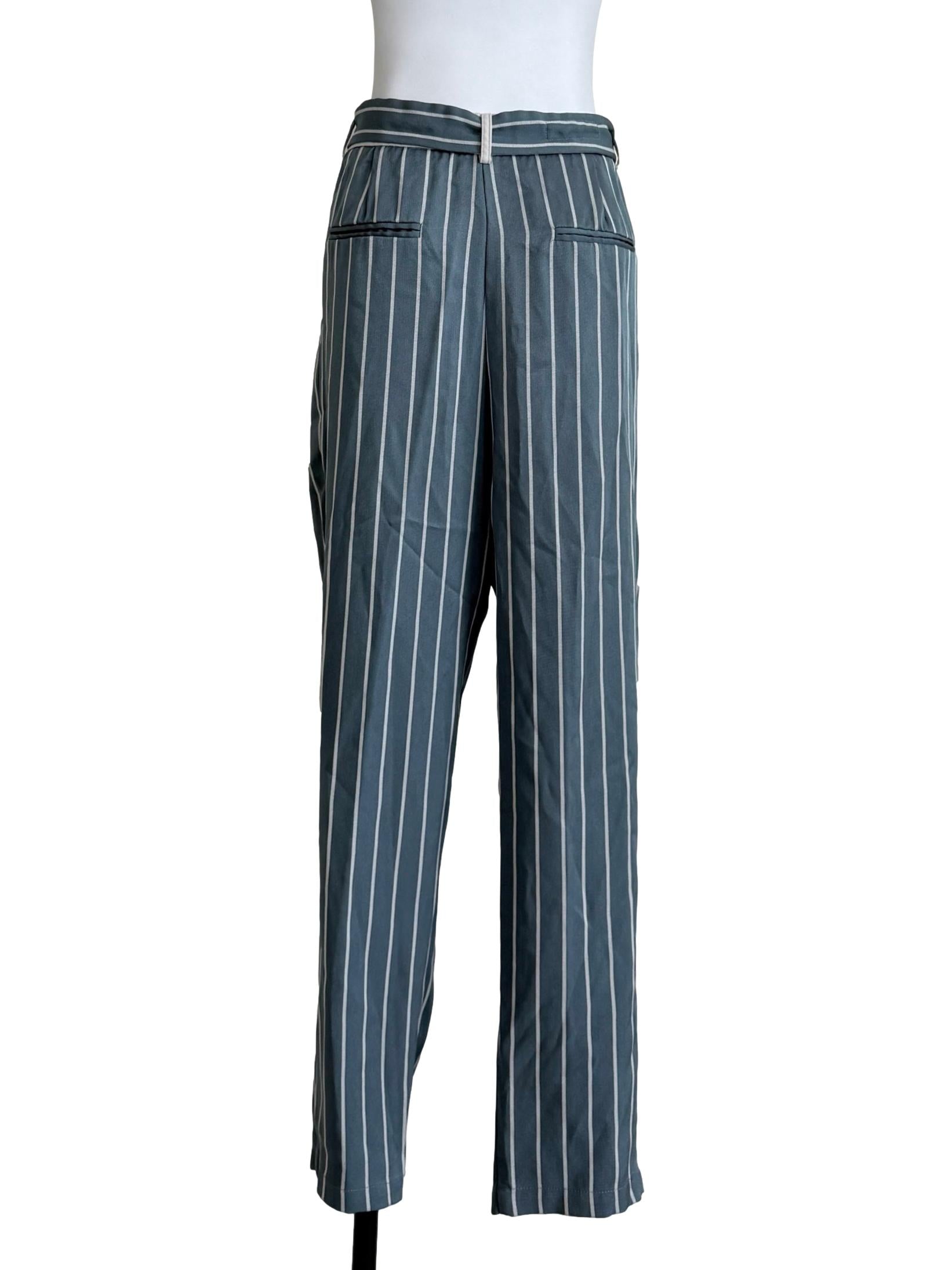 Stone Blue Stripe Pants