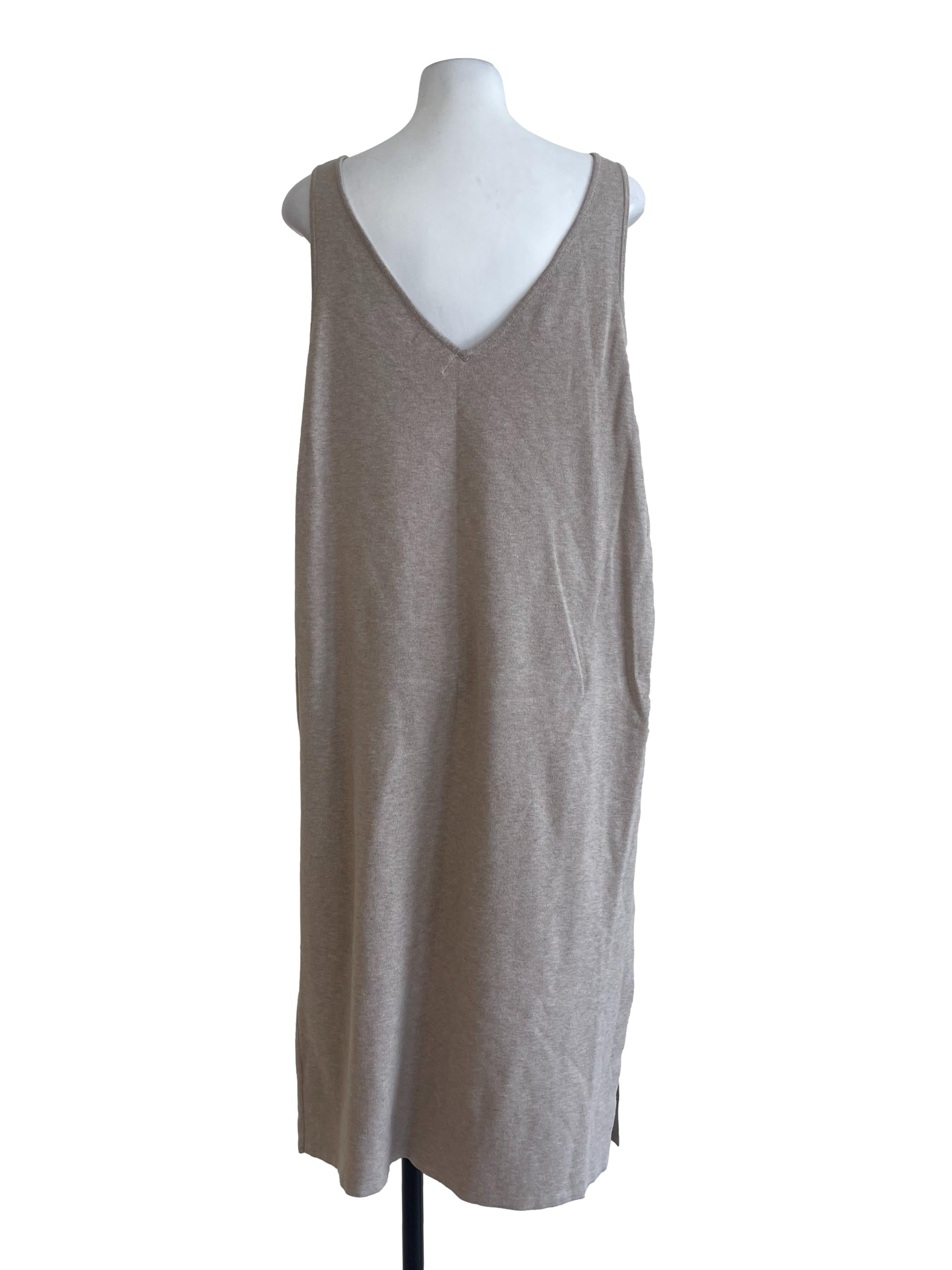 Khaki Basic Dress OSN