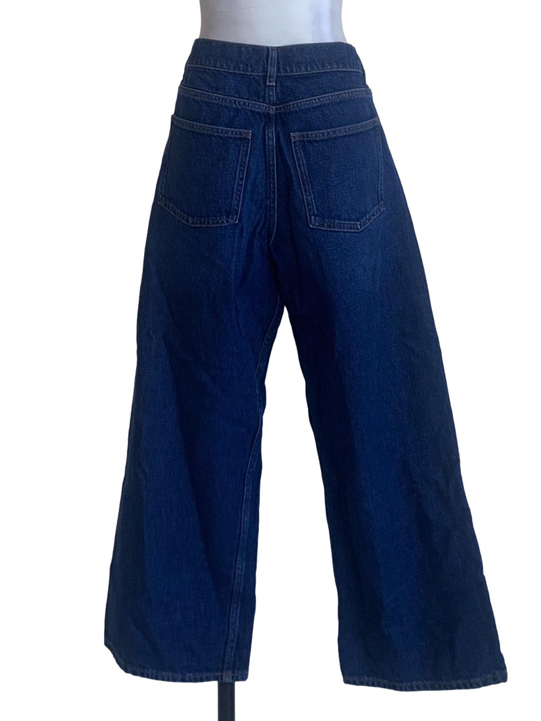 Denim Blue Wide Leg Jean