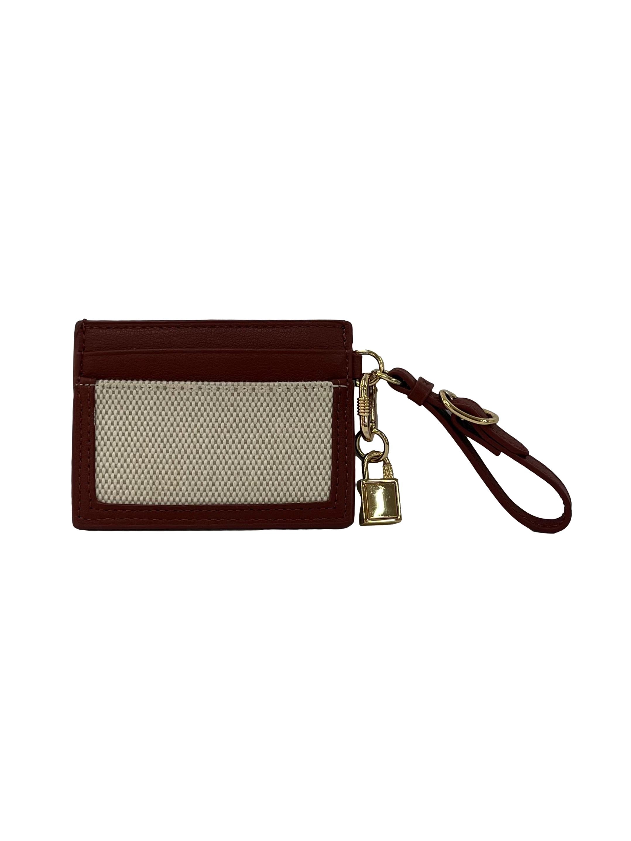 Brick Scottie Canvas Card Holder