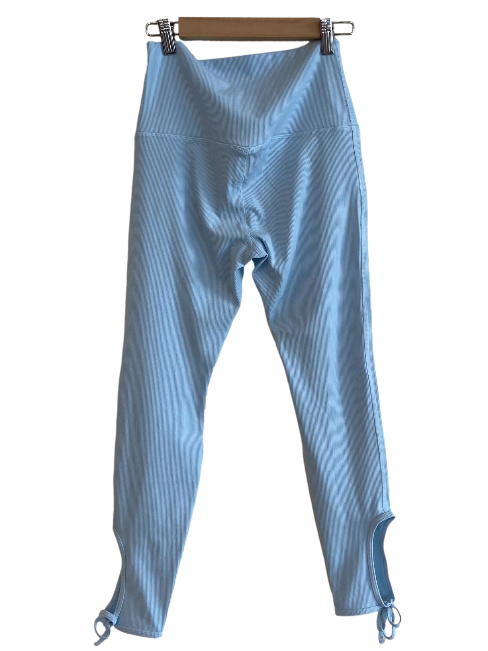 Sky Blue Pencil Stripe Dri-Fit Tights