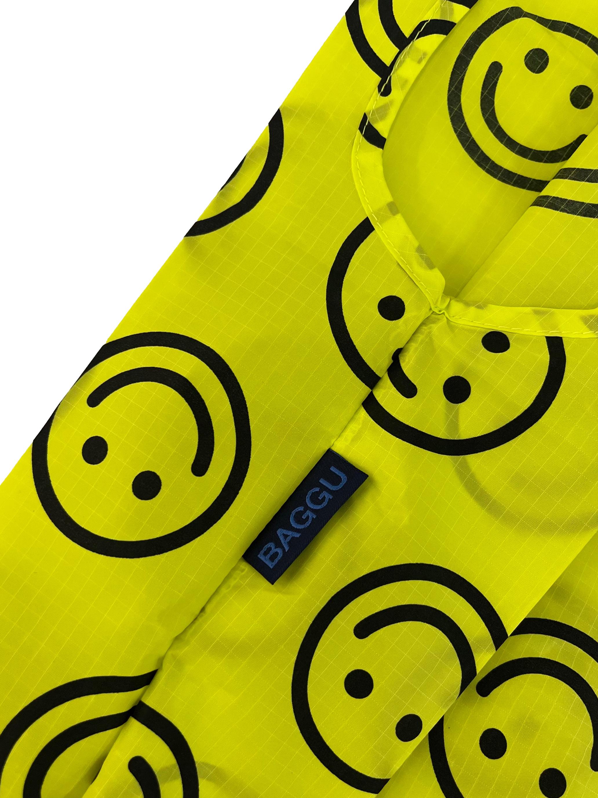 Yellow Smiley Face Standard Reusable Bag