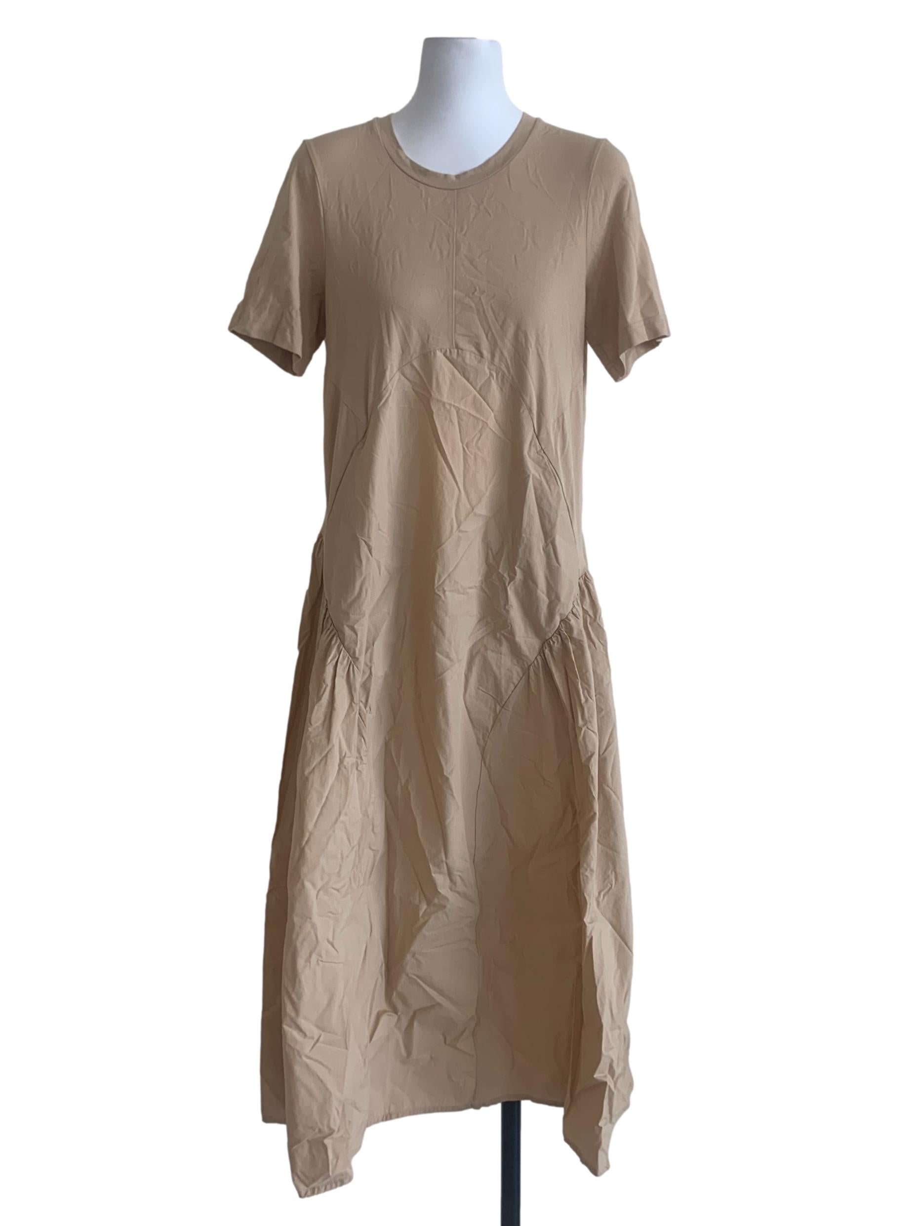Latte Beige Shirt Dress
