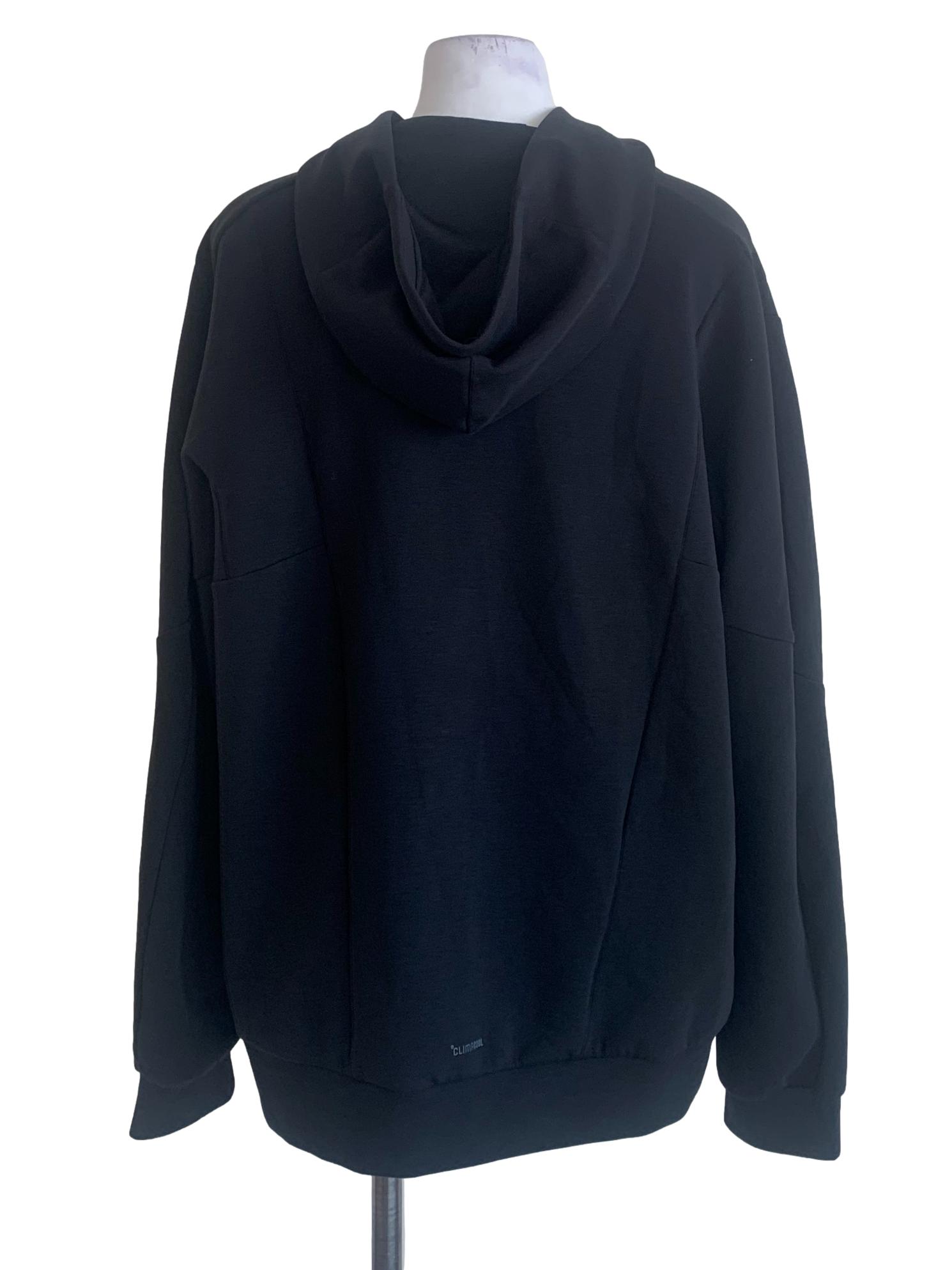 Black Zipped Hoodie