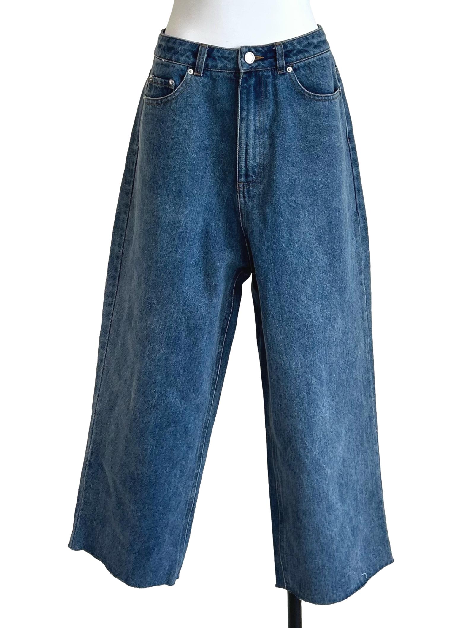 Dark Wash Straight-Leg Jeans