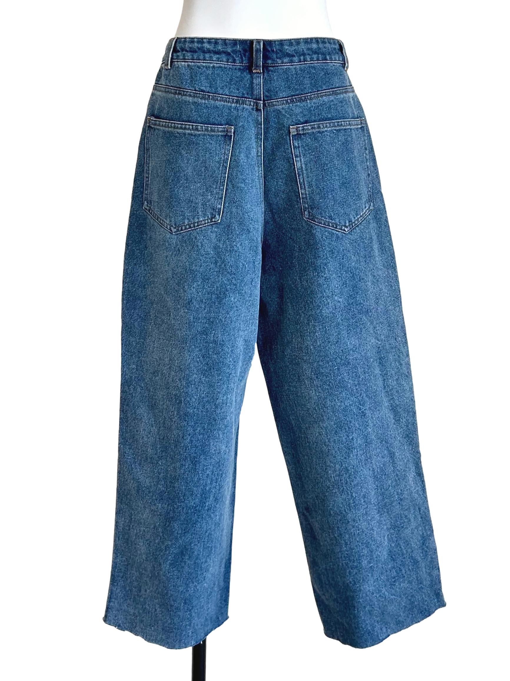 Dark Wash Straight-Leg Jeans