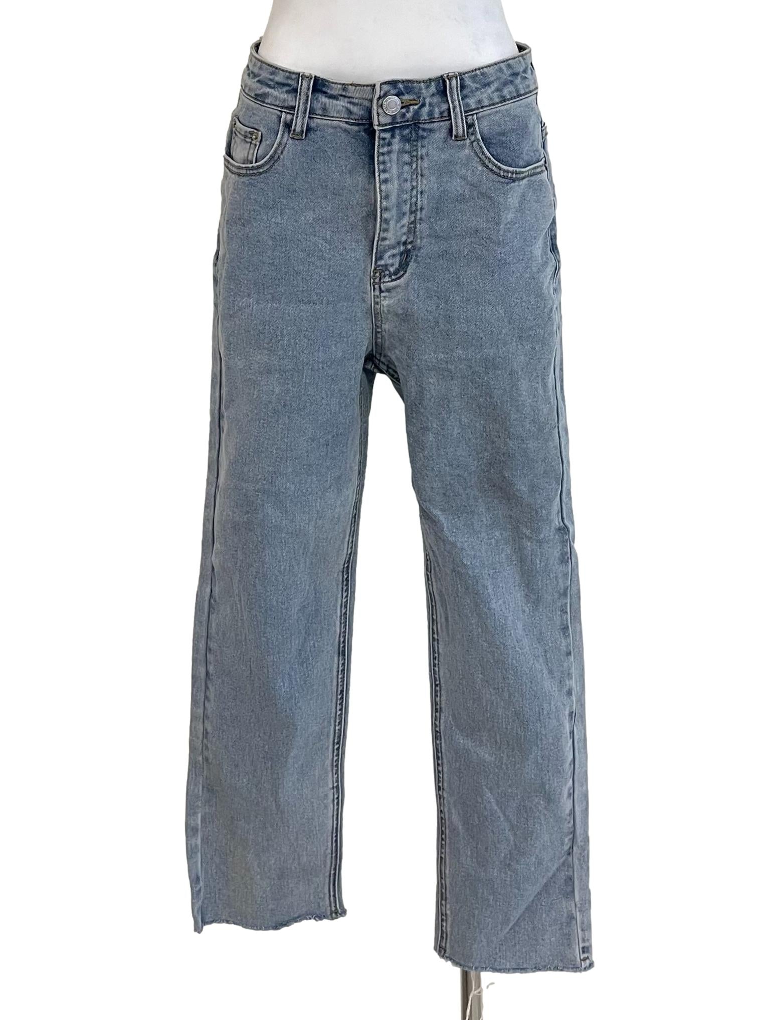 Light Blue Distressed Fit Jeans