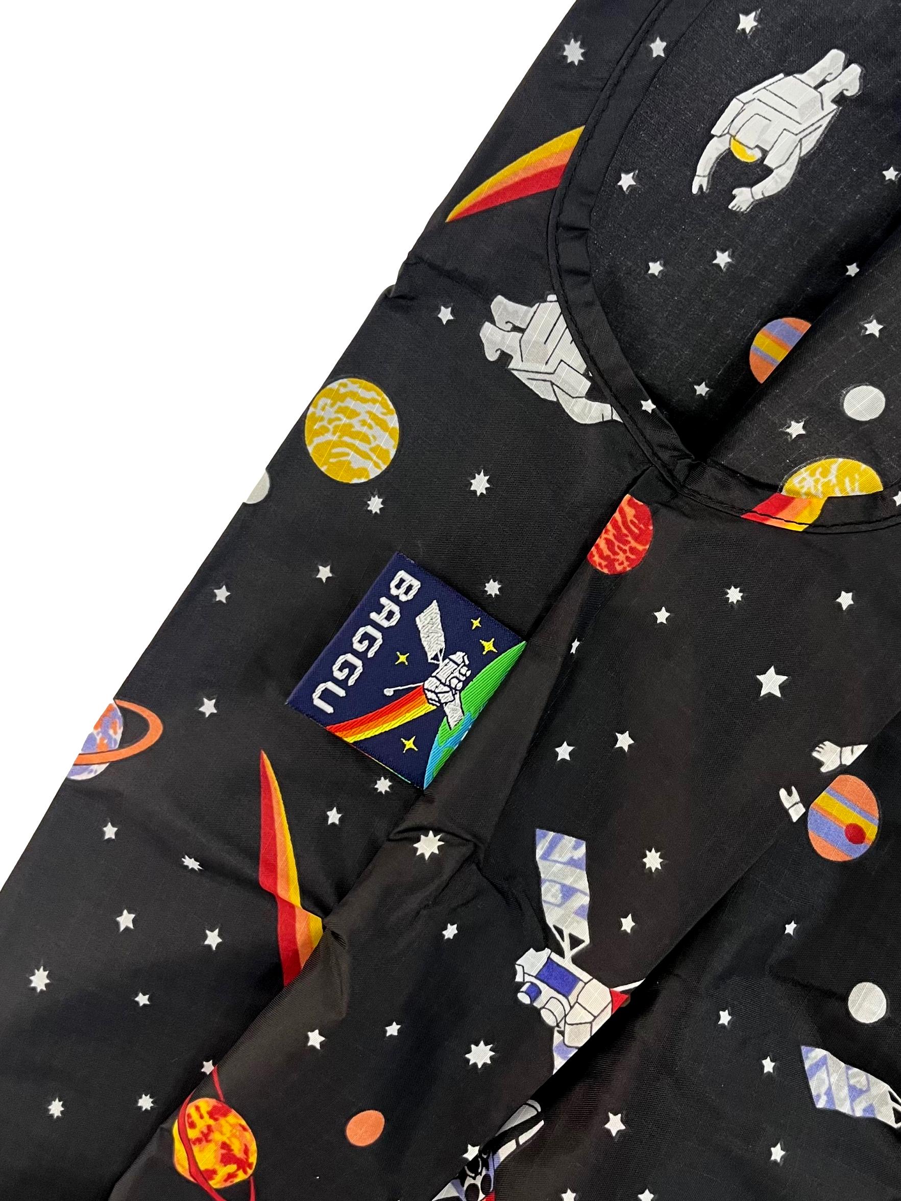 Black Nasa Space Travel Standard Reusable Bag