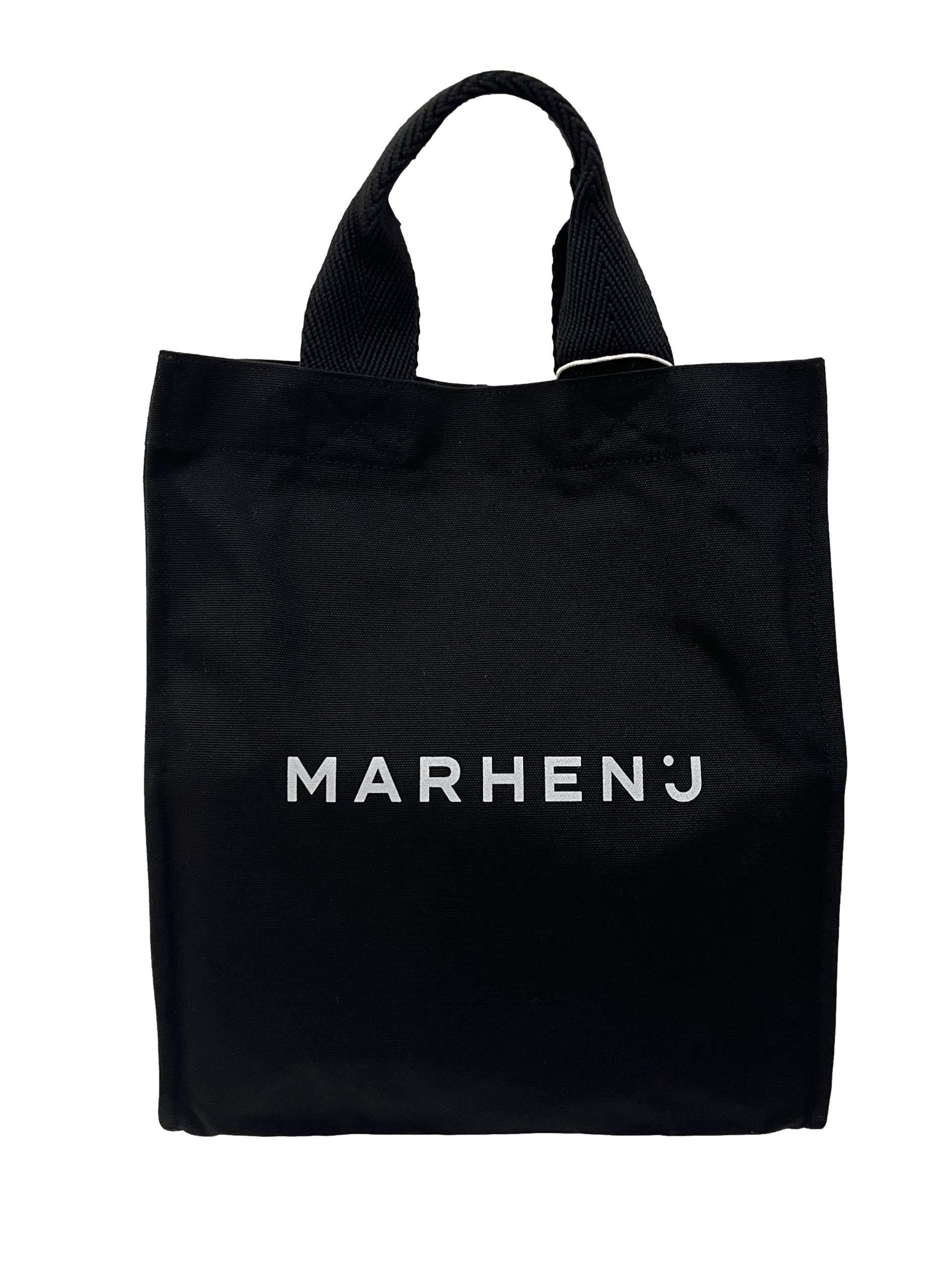 All Black Ricky Canvas Tote Bag CSN