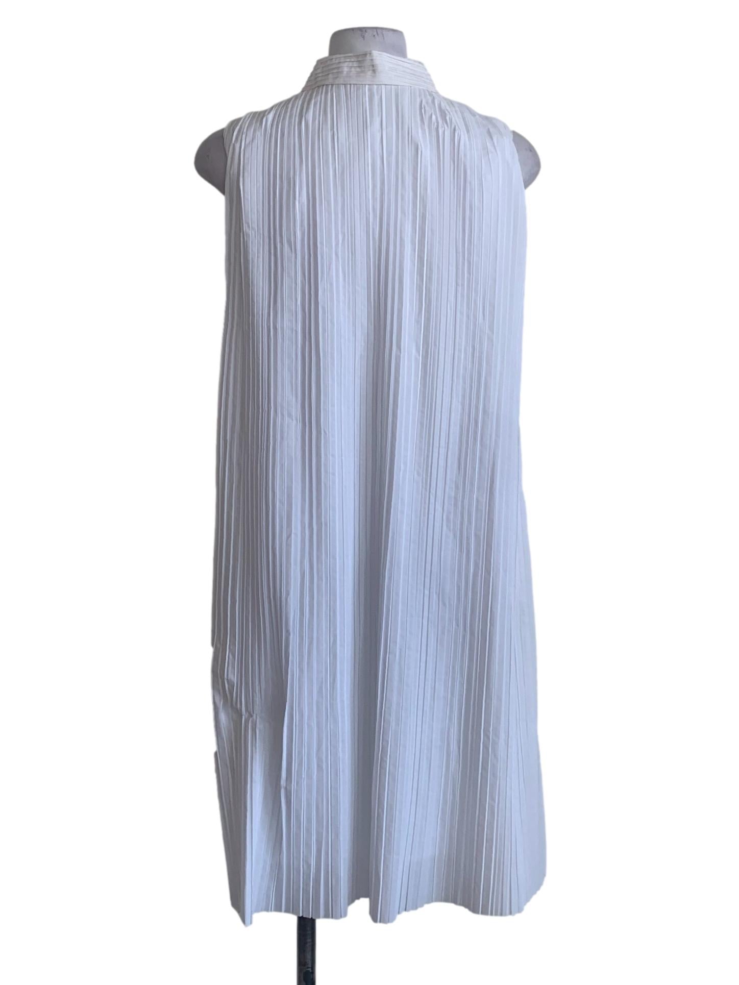 White Collared Tent Dress