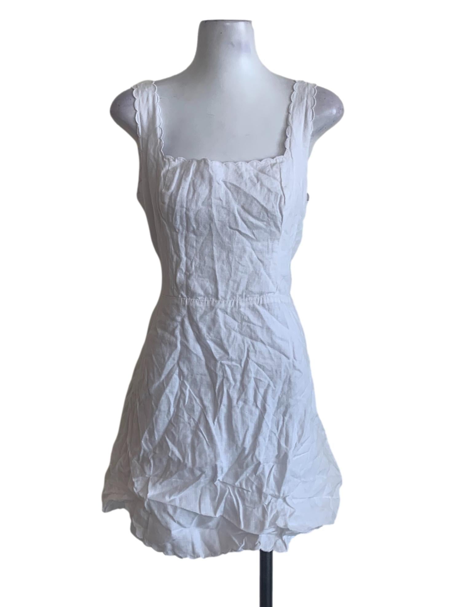 White A-Line Dress CM