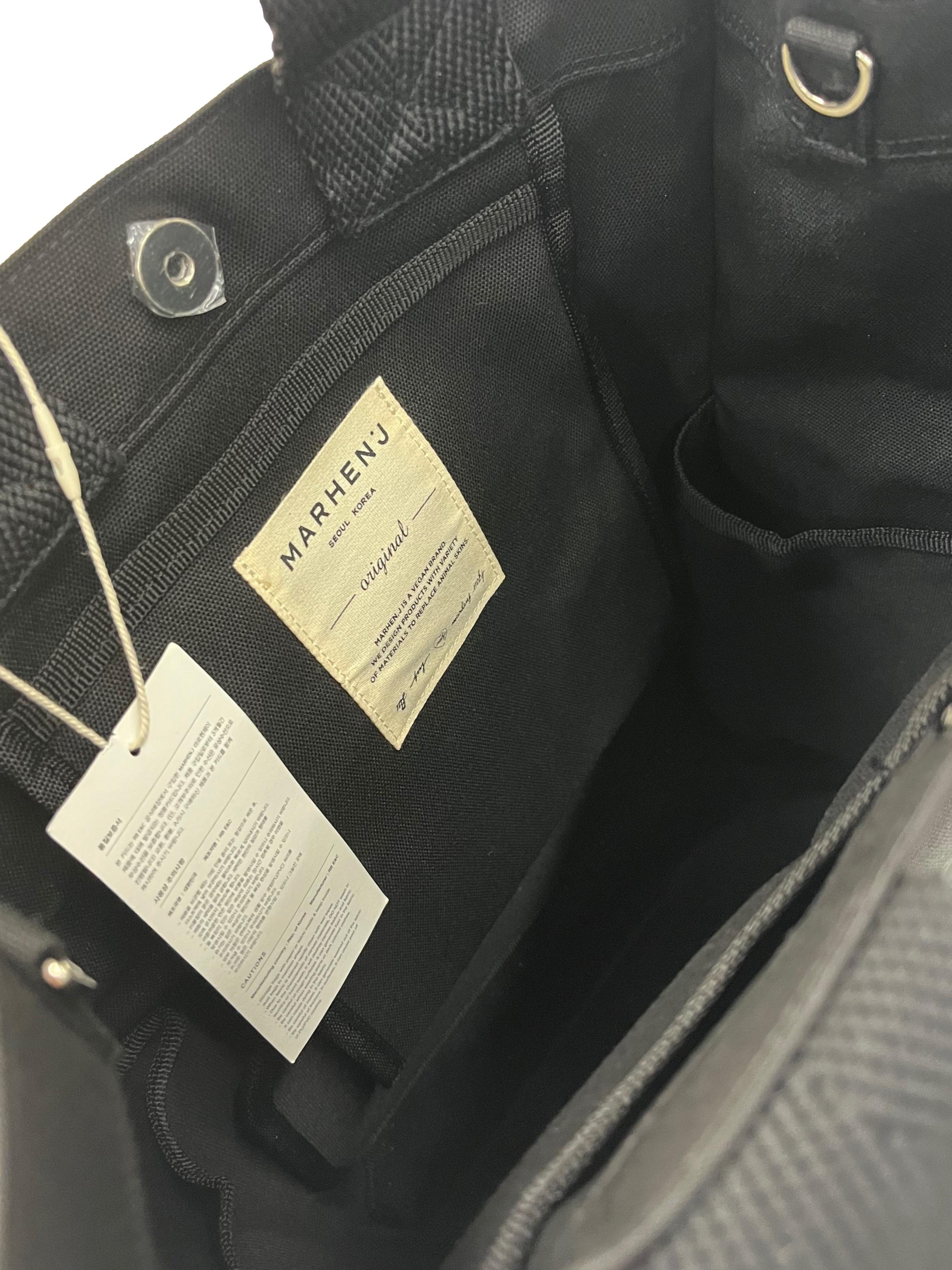 All Black Ricky Canvas Tote Bag CSN