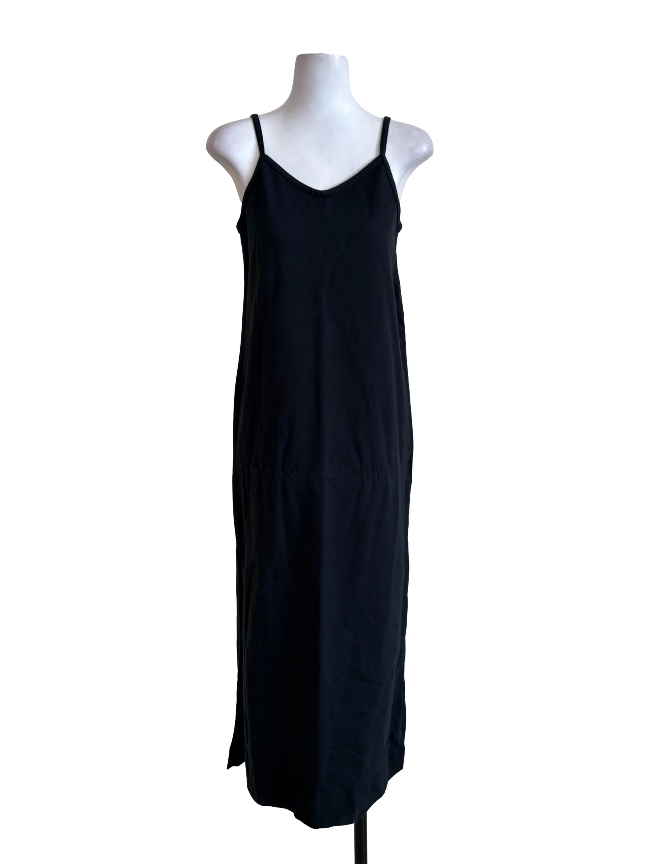 Black Jersey Shift Dress