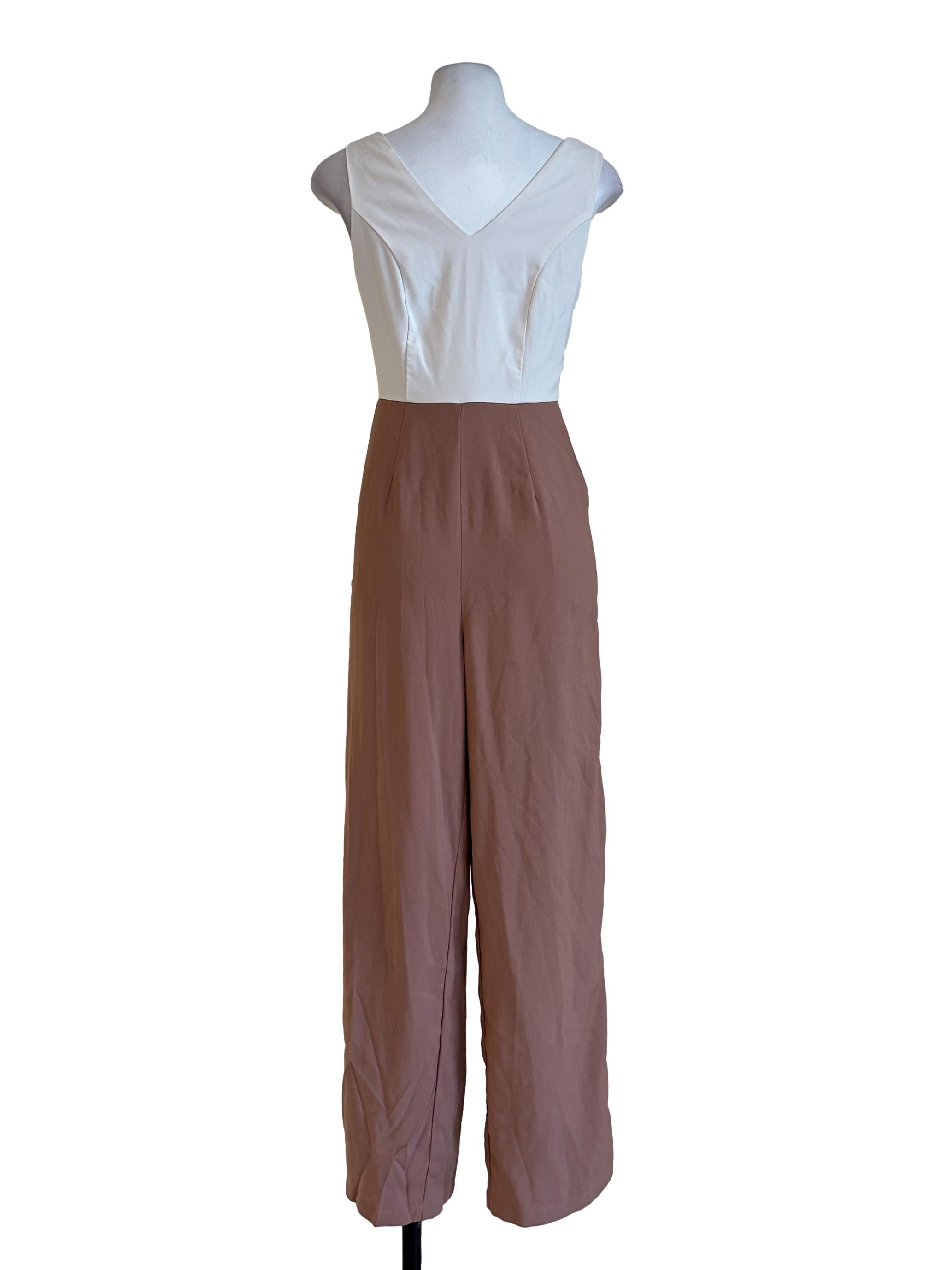 Blush Pink Sleeveless Jumpsuits TWL