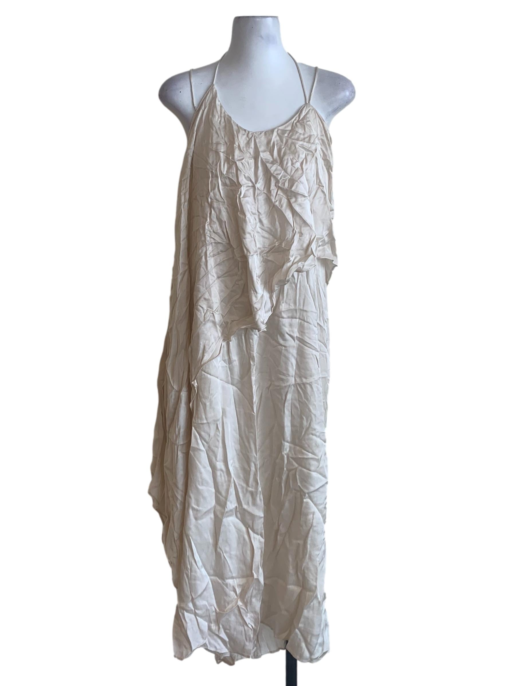 Coconut White Spaghetti Strap Dress