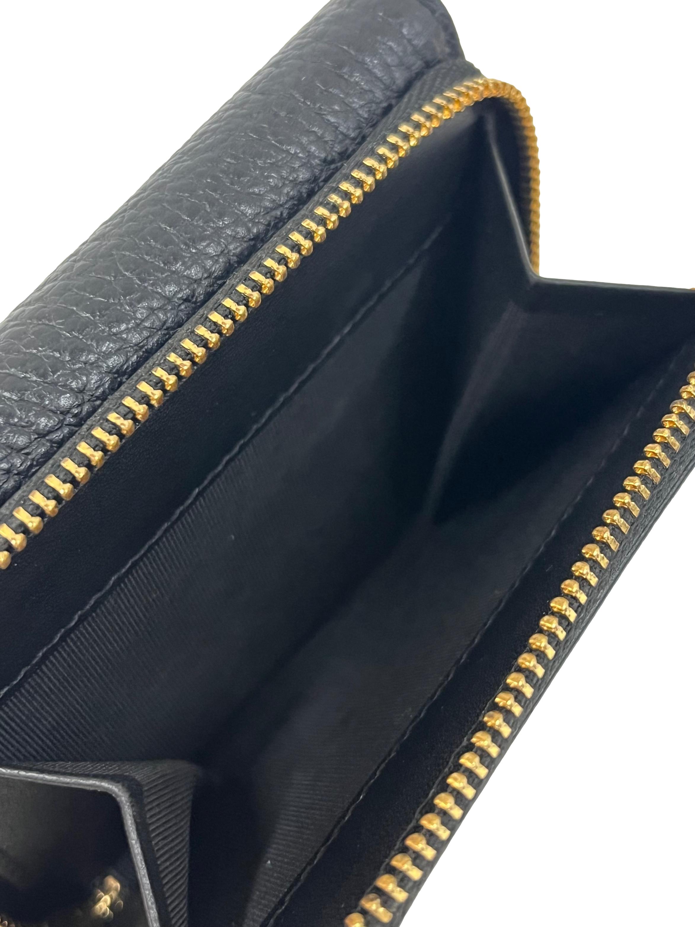 Black Pebbled Leather Wallet CSN