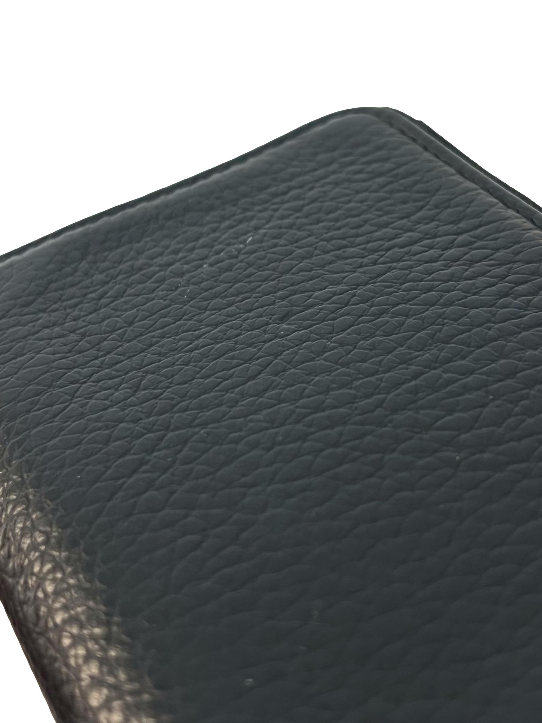 Black Pebbled Leather Wallet CSN