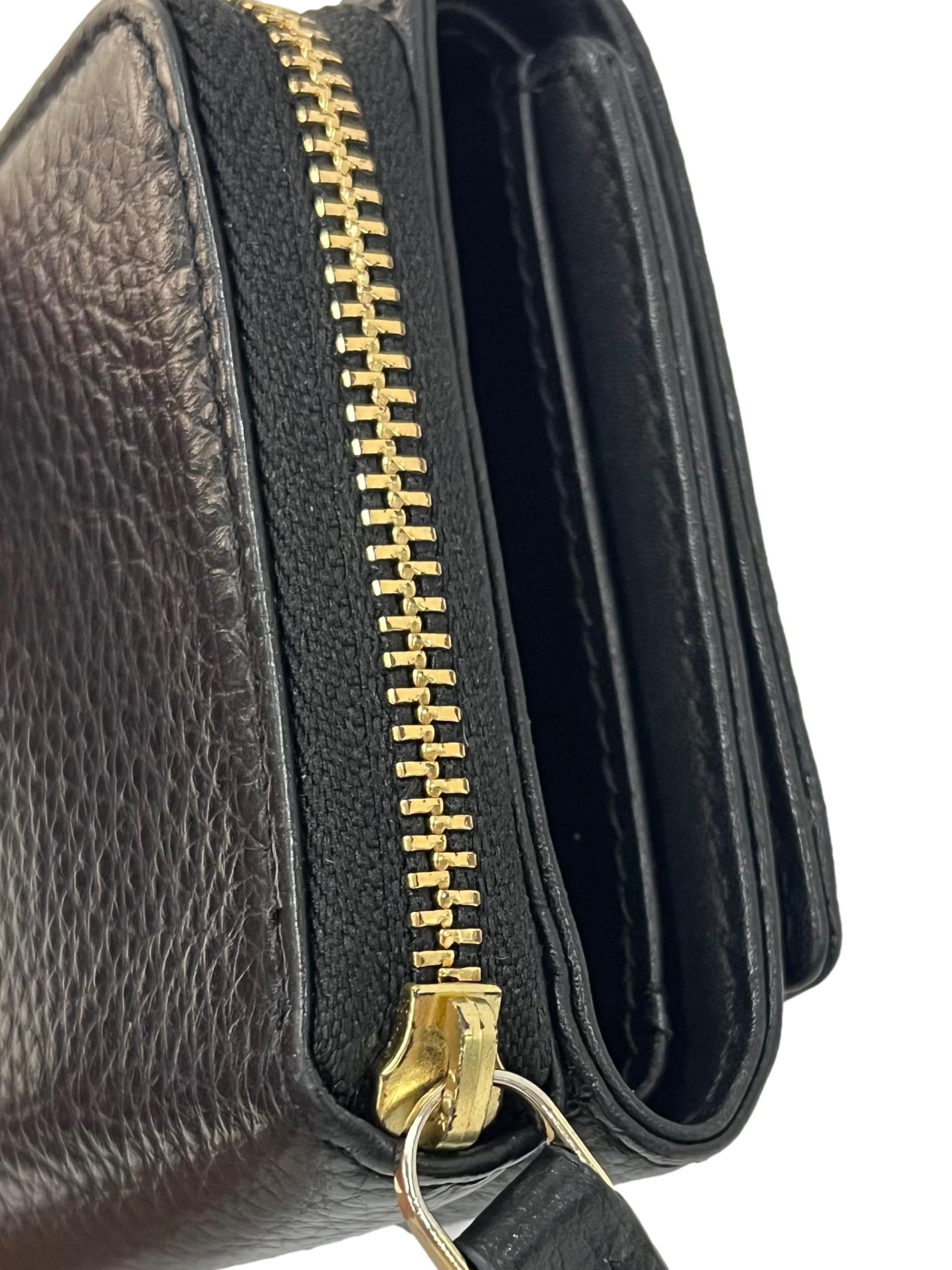 Black Pebbled Leather Wallet CSN