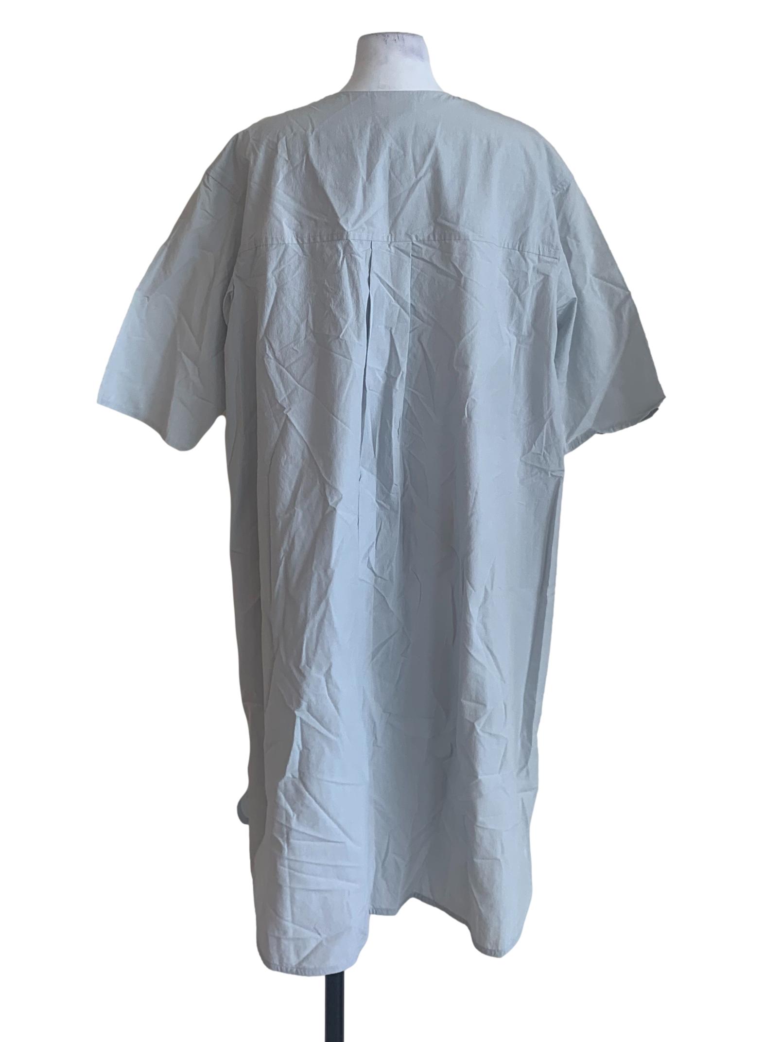 Baby Blue V Neck Dress