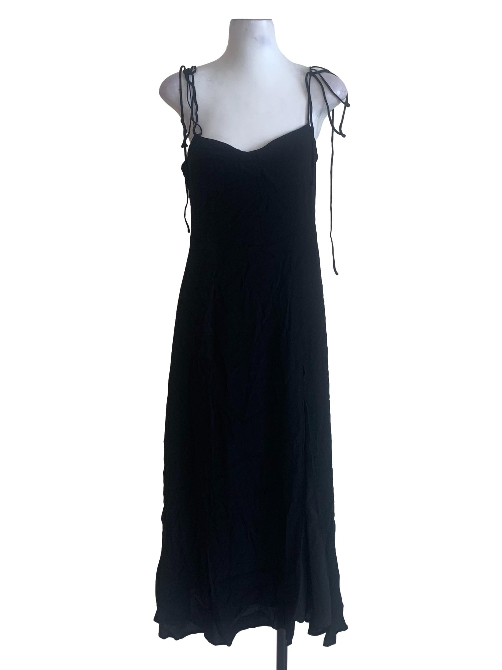 Black Spaghetti Strap Dress CM