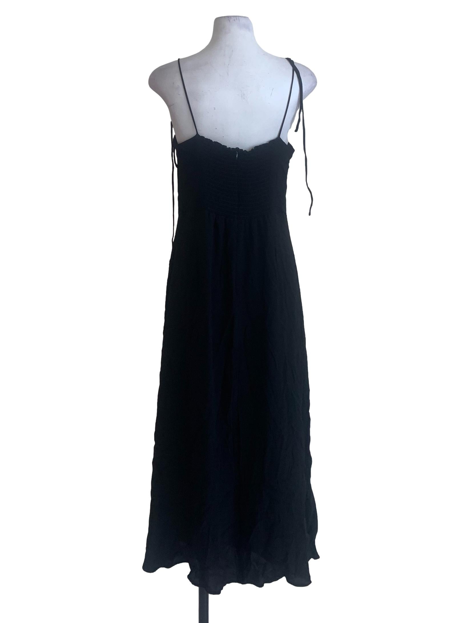 Black Spaghetti Strap Dress CM