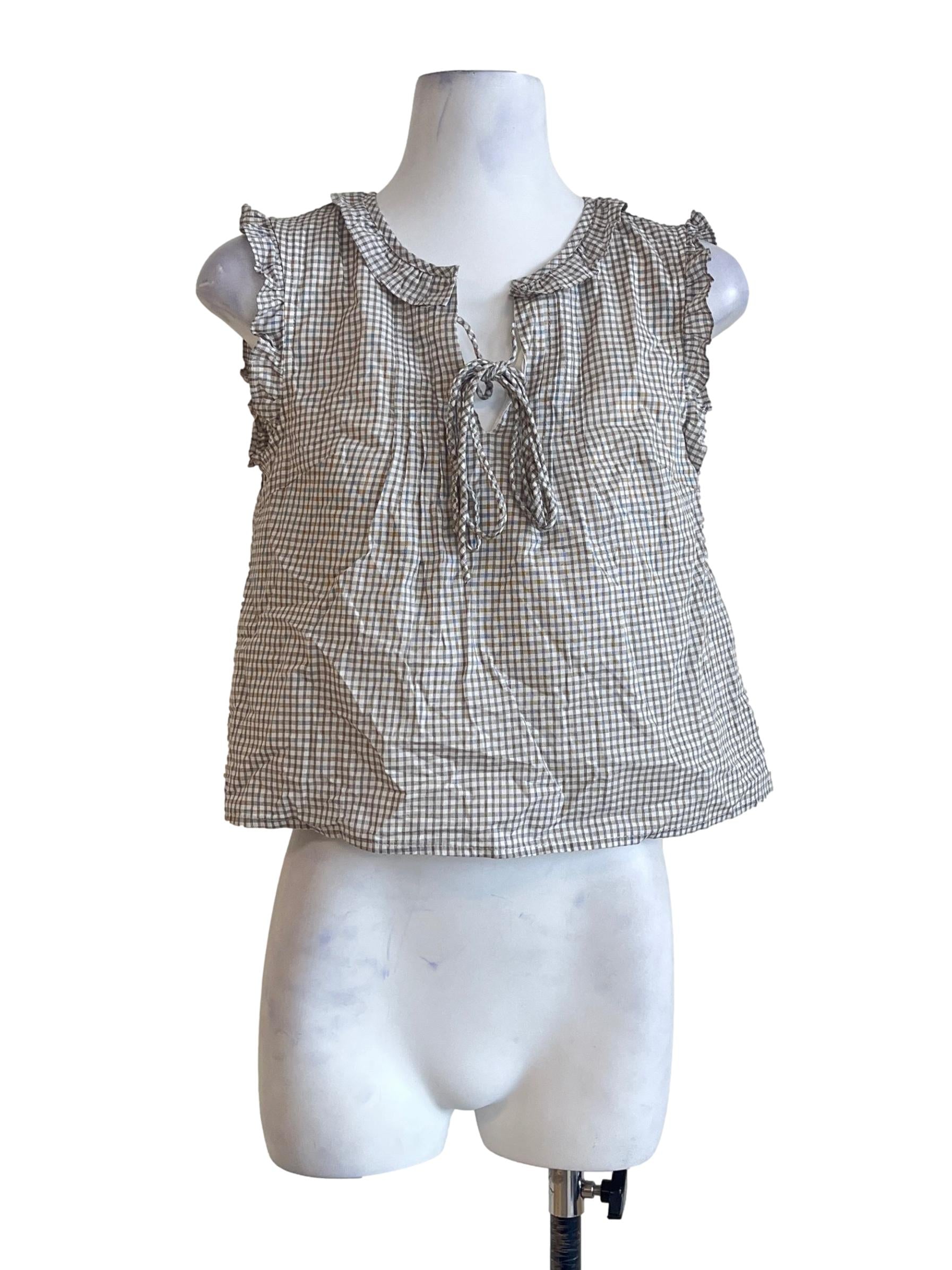 Coin Grey Halter Sleeveless Top