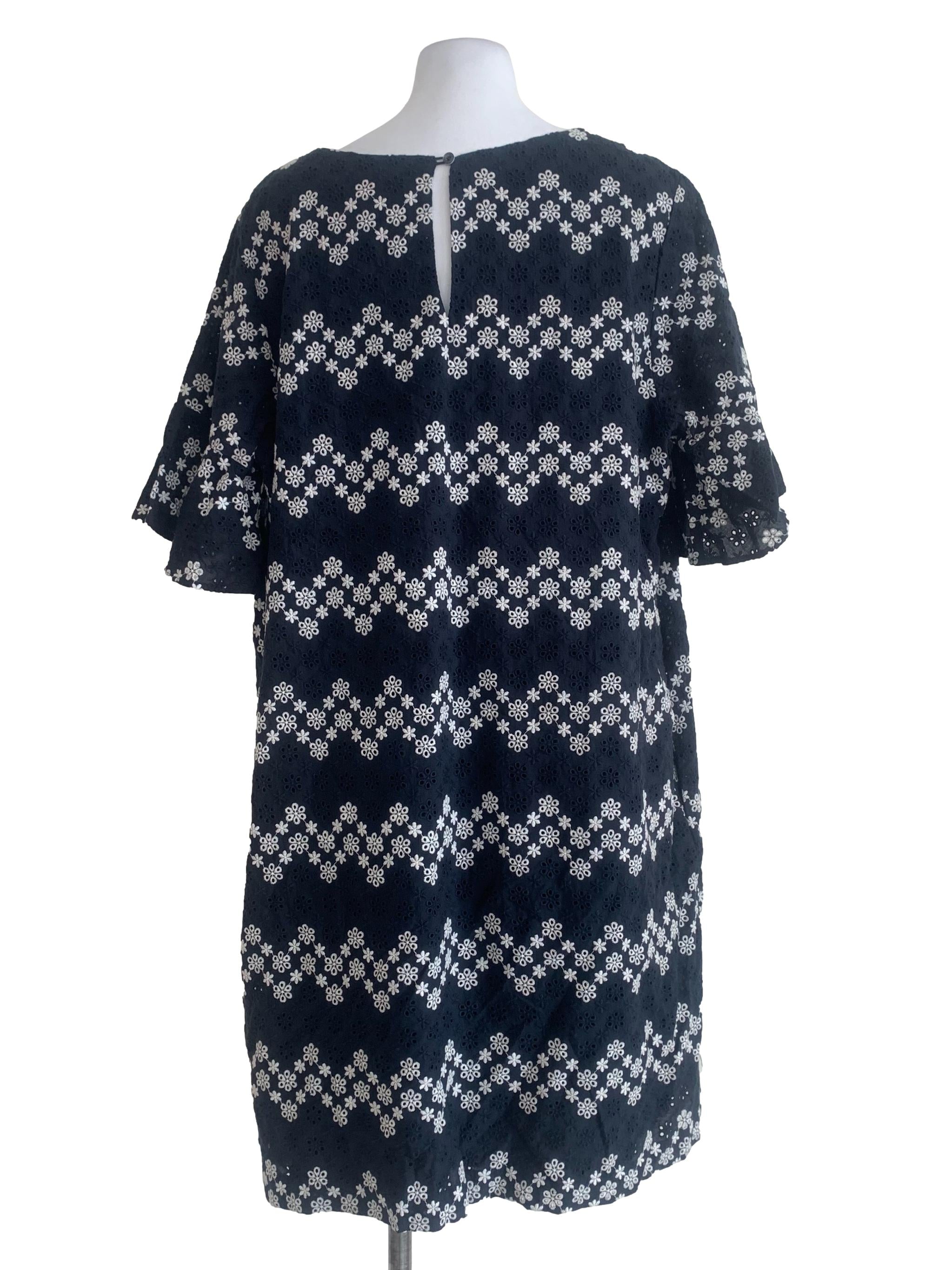 Blue Patterned Dress