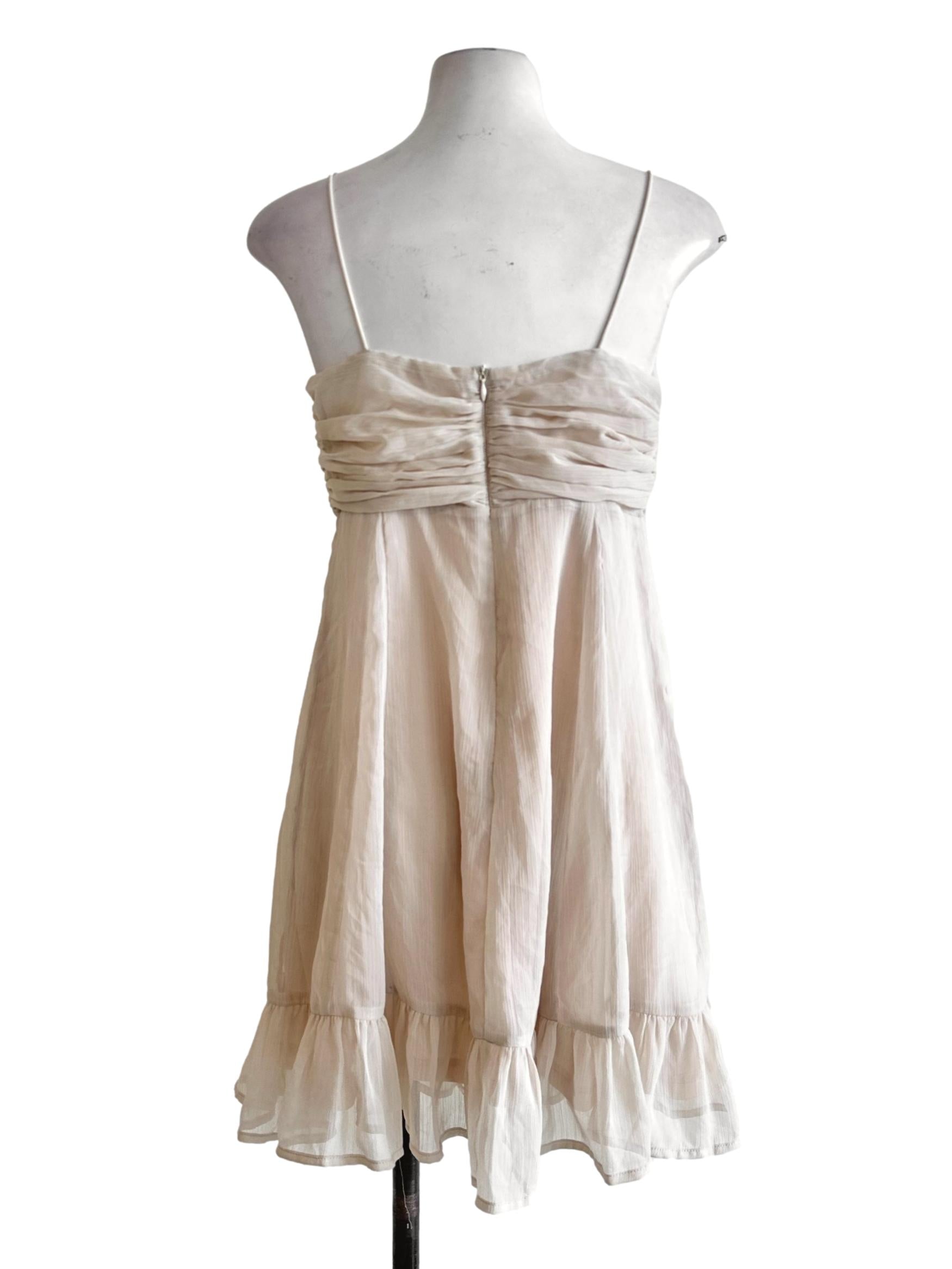 Eggnog Padded Mini Dress